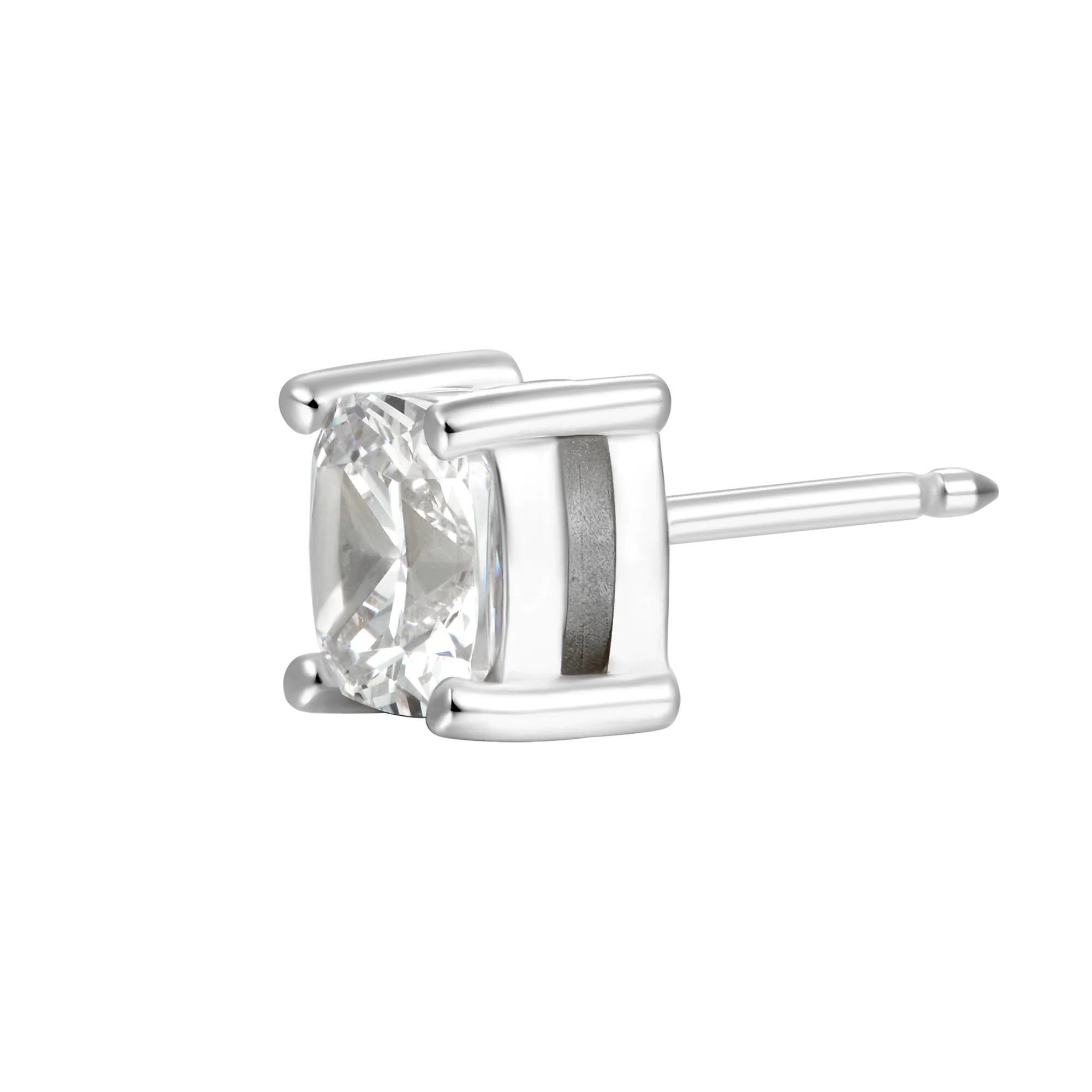 Custom Classic Moissanite Stud Earring - Image 220