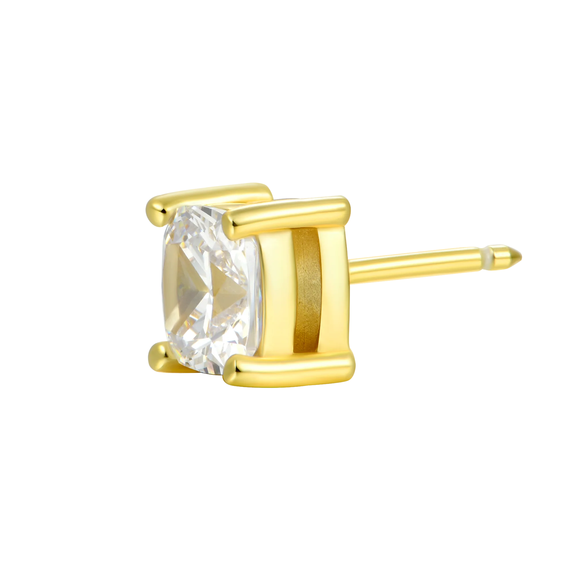 Custom Classic Moissanite Stud Earring - Image 226