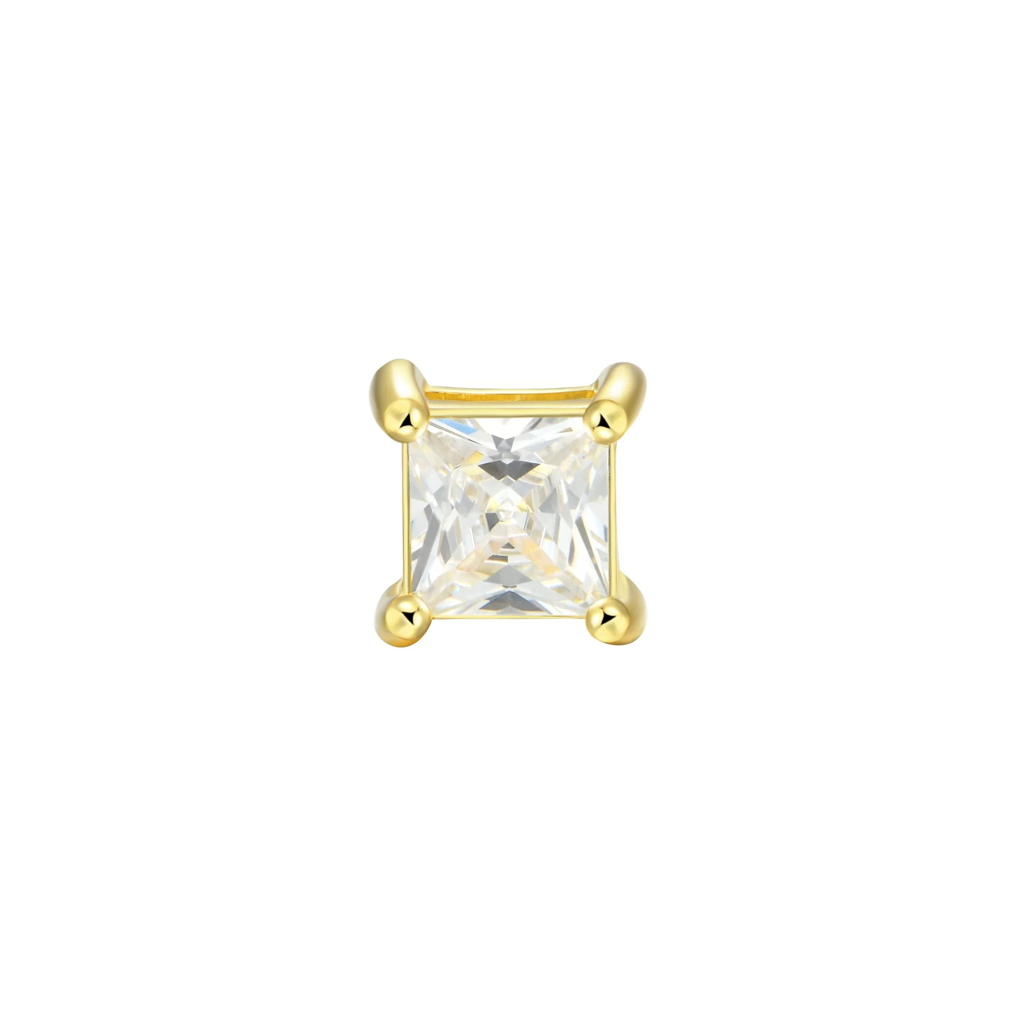 Custom Classic Moissanite Stud Earring - Image 23