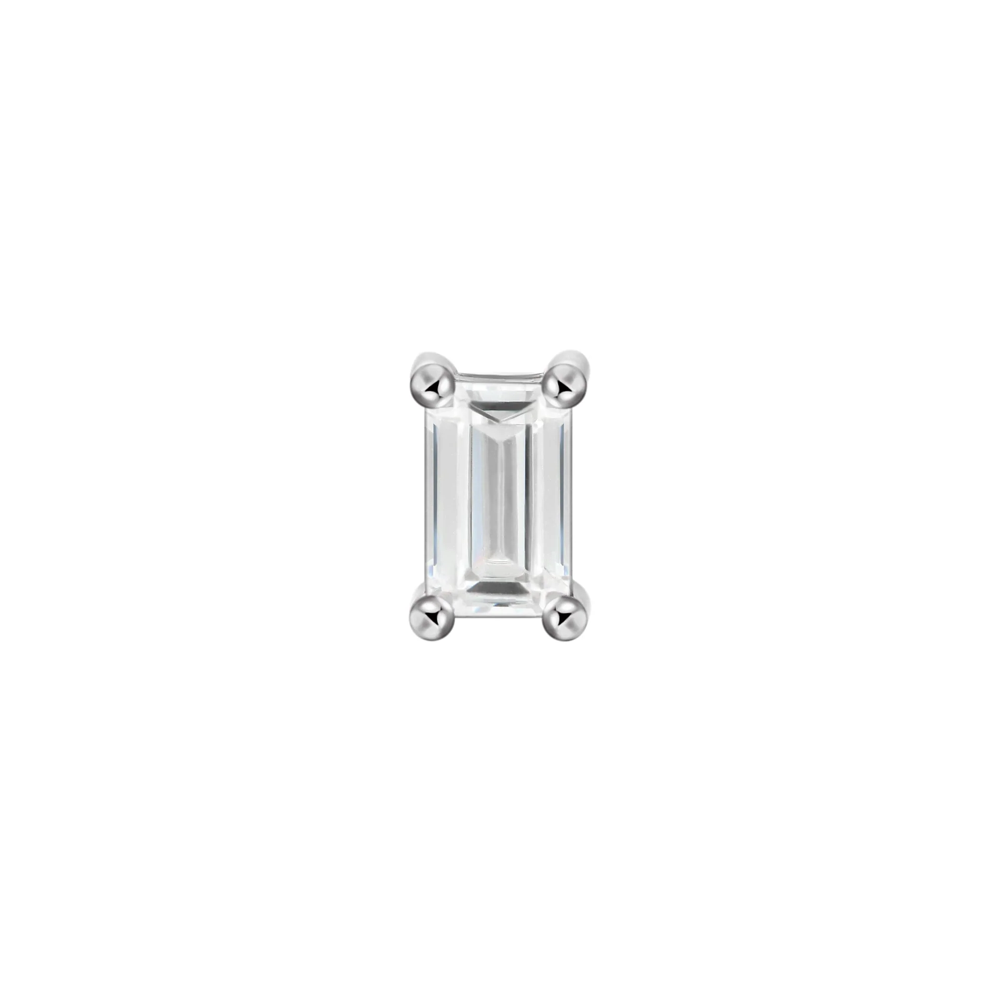 Custom Classic Moissanite Stud Earring - Image 233