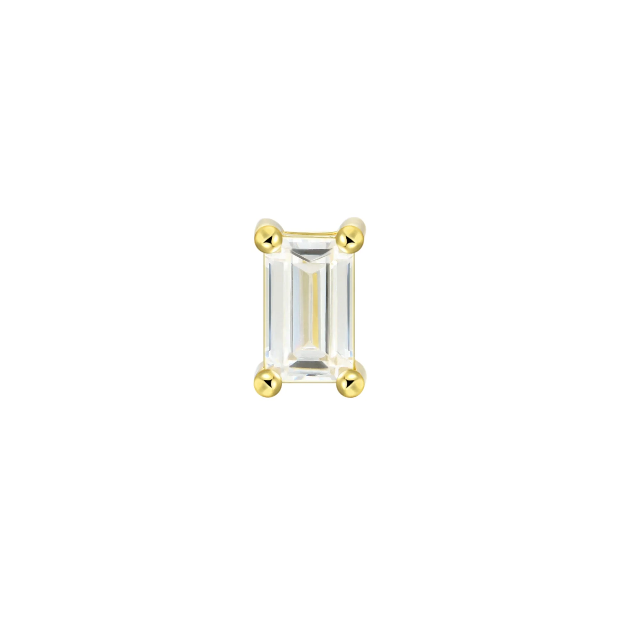 Custom Classic Moissanite Stud Earring - Image 237