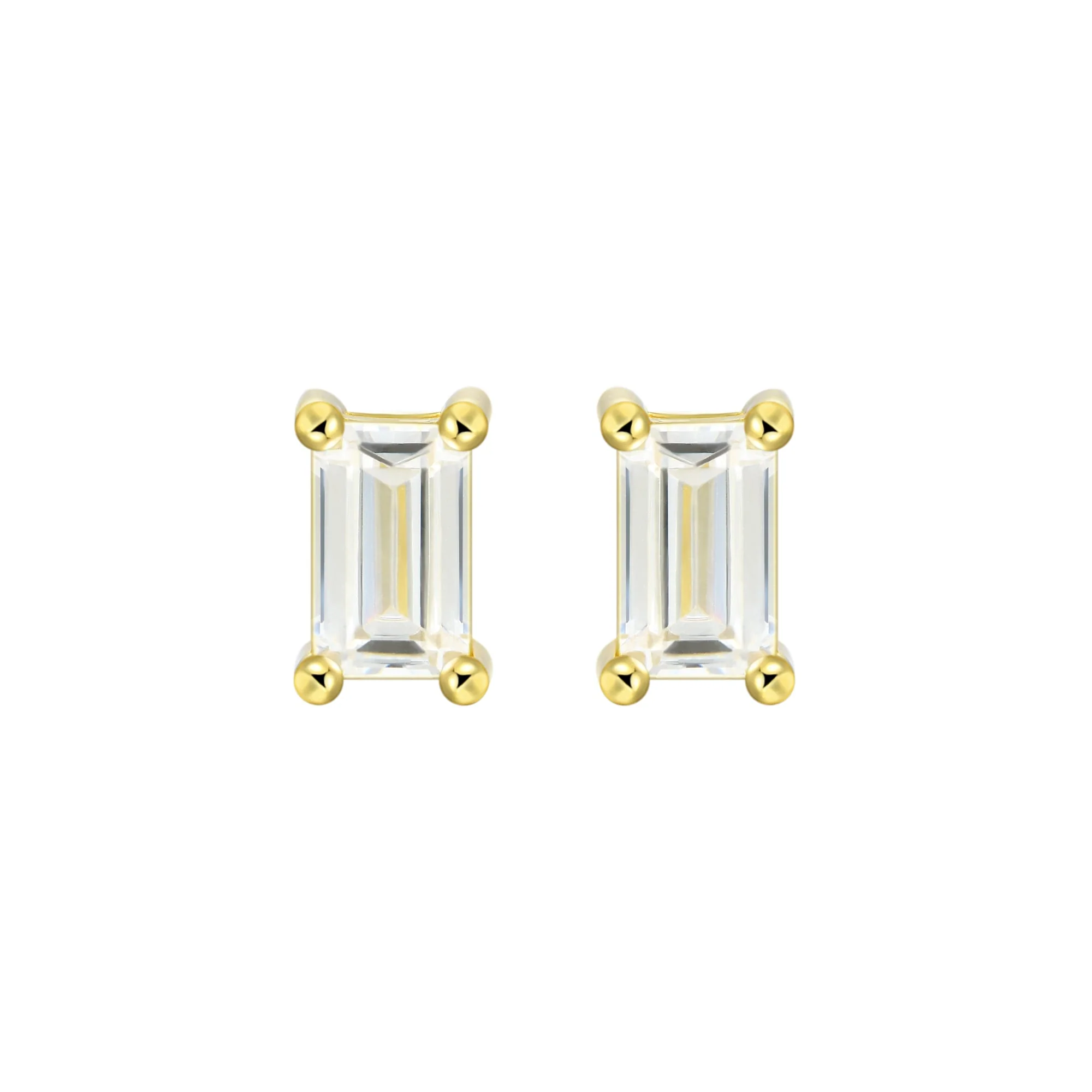 Custom Classic Moissanite Stud Earring - Image 238