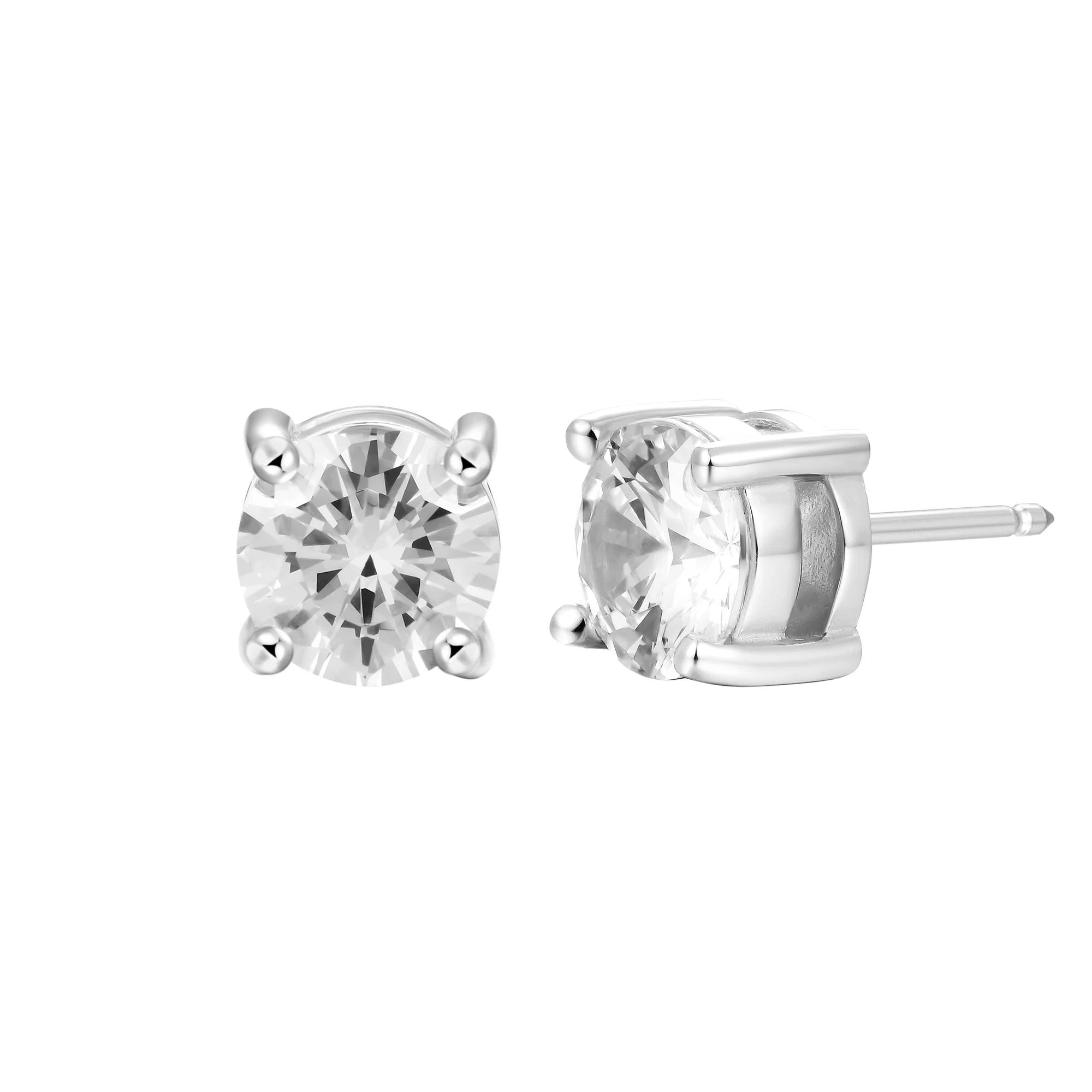 Custom Classic Moissanite Stud Earring - Image 239