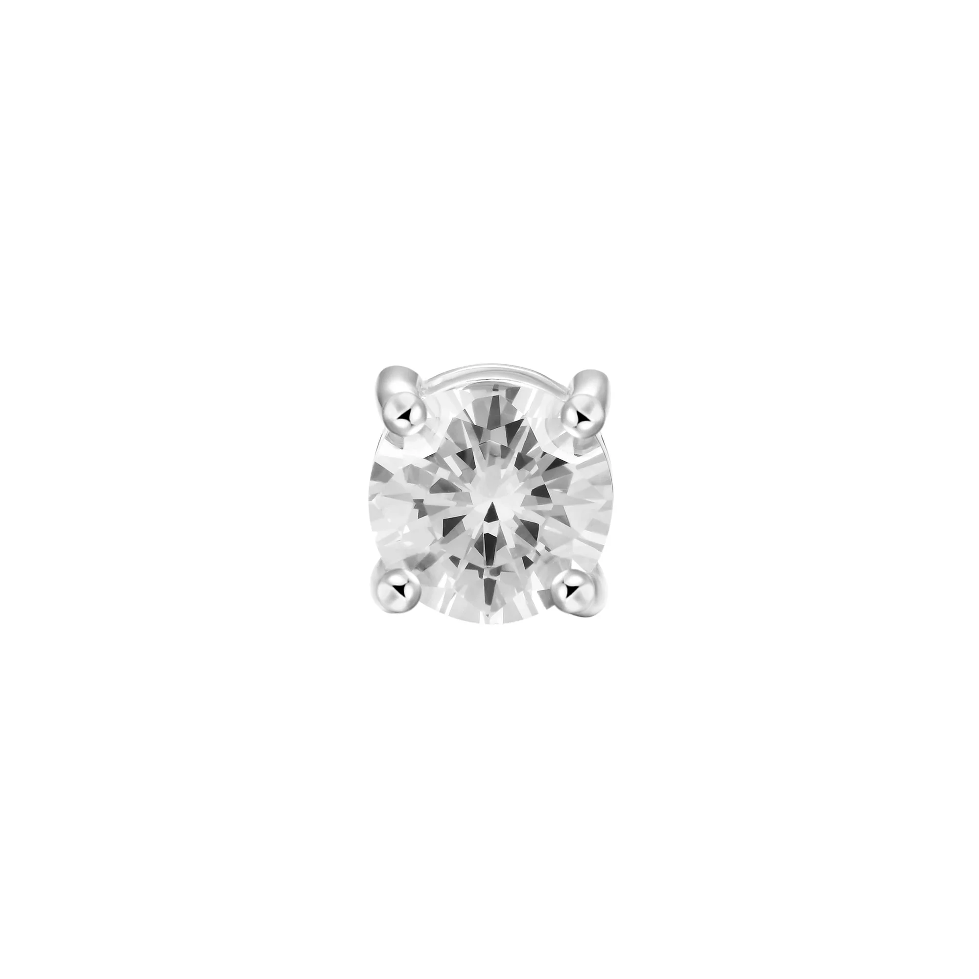 Custom Classic Moissanite Stud Earring - Image 243
