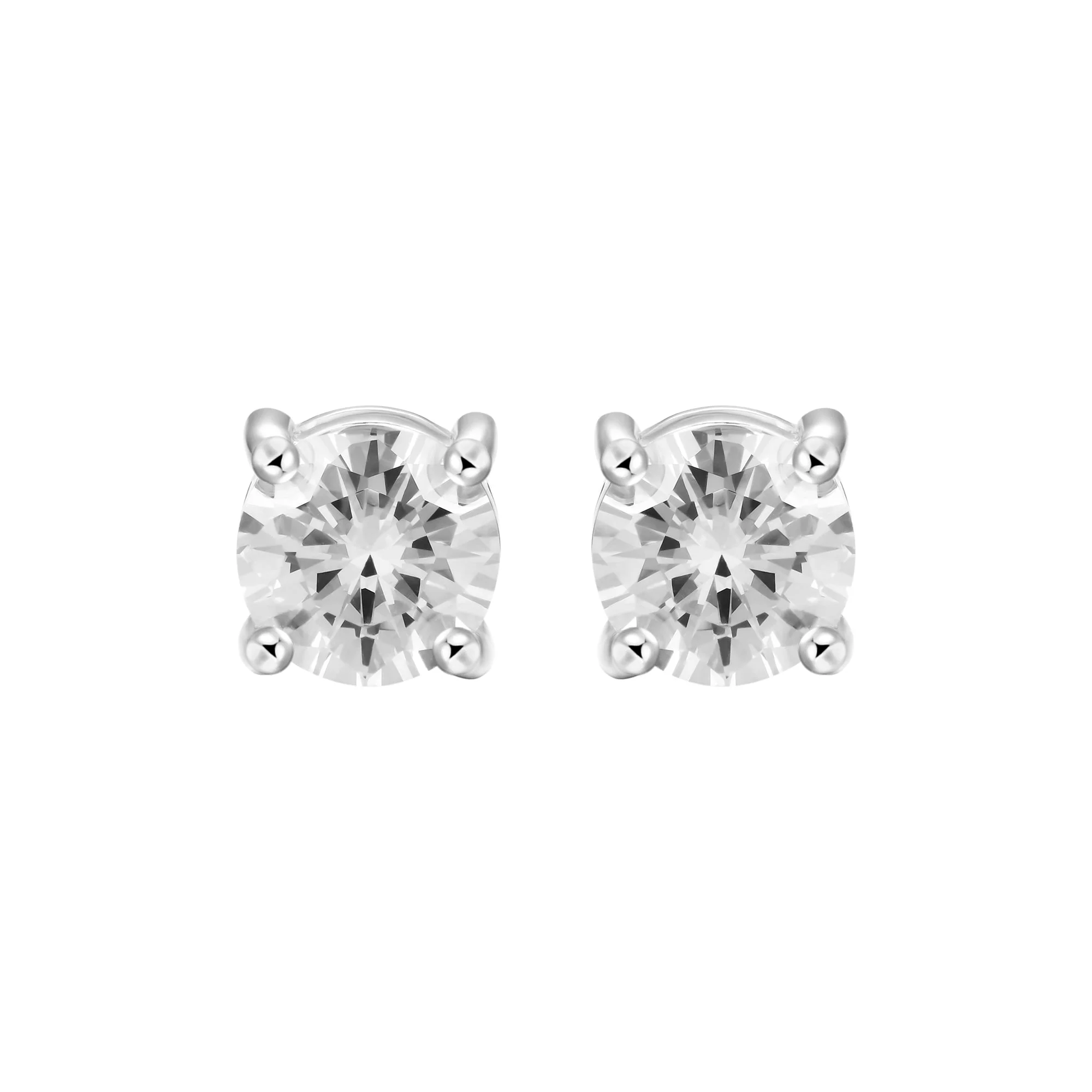 Custom Classic Moissanite Stud Earring - Image 244