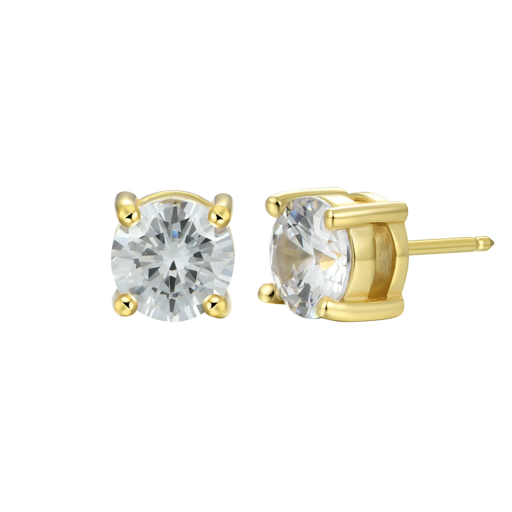 Custom Classic Moissanite Stud Earring - Image 245