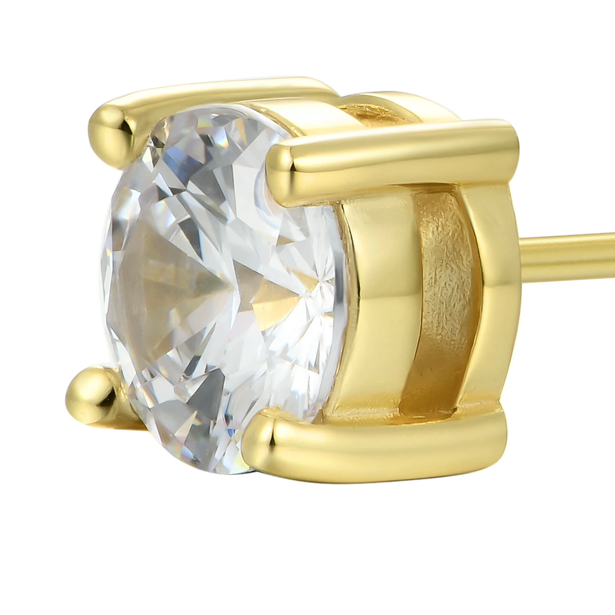 Custom Classic Moissanite Stud Earring - Image 248