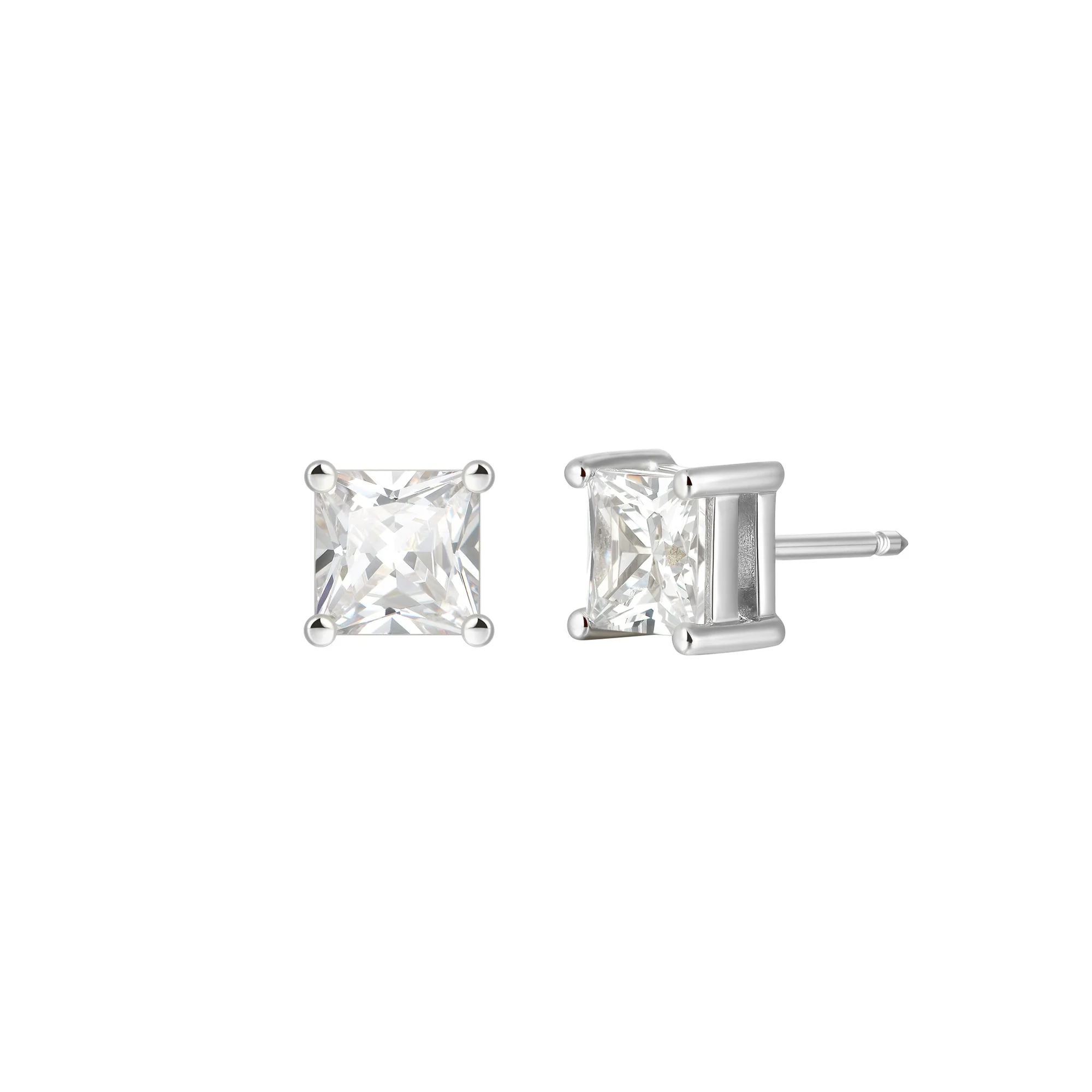 Custom Classic Moissanite Stud Earring - Image 25