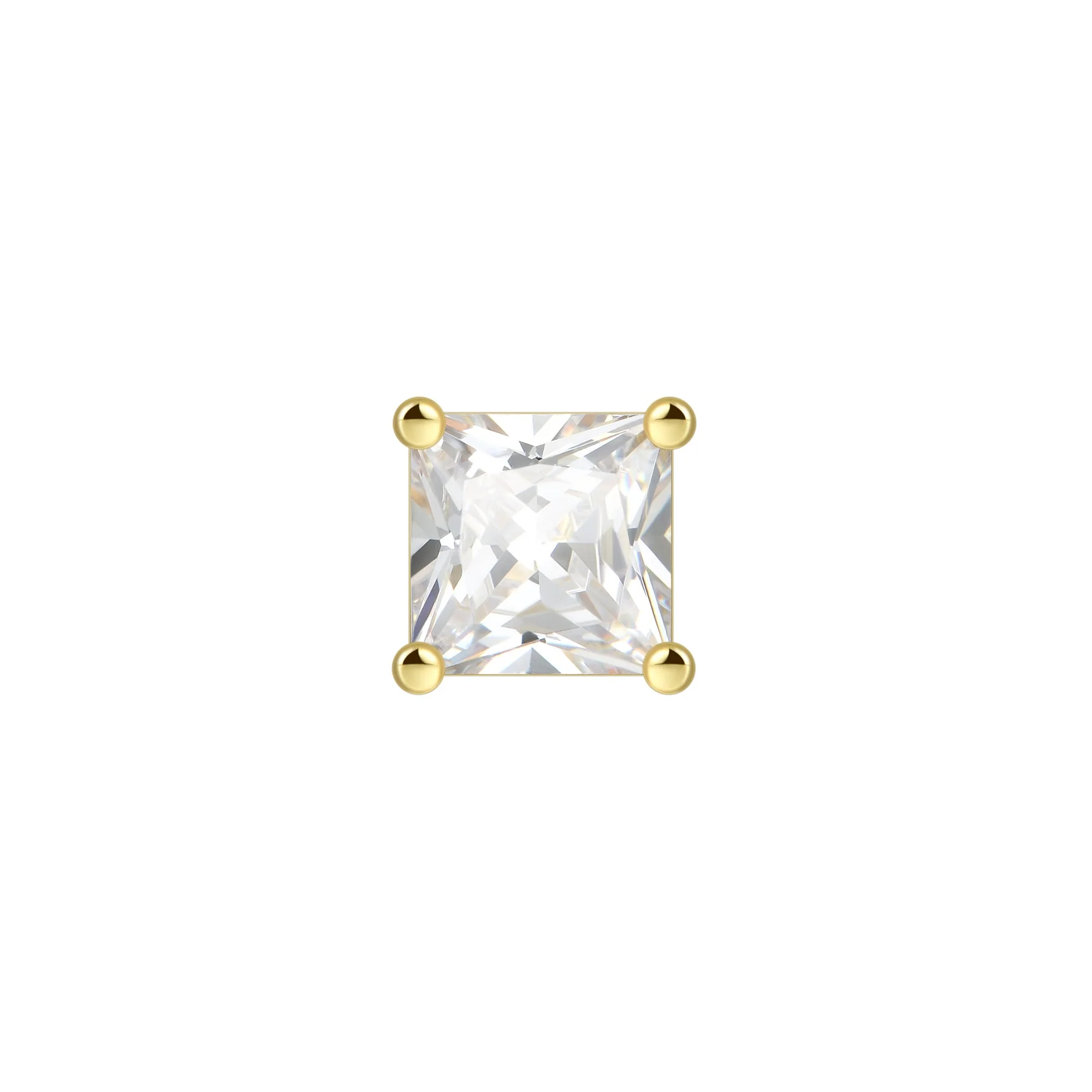 Custom Classic Moissanite Stud Earring - Image 35