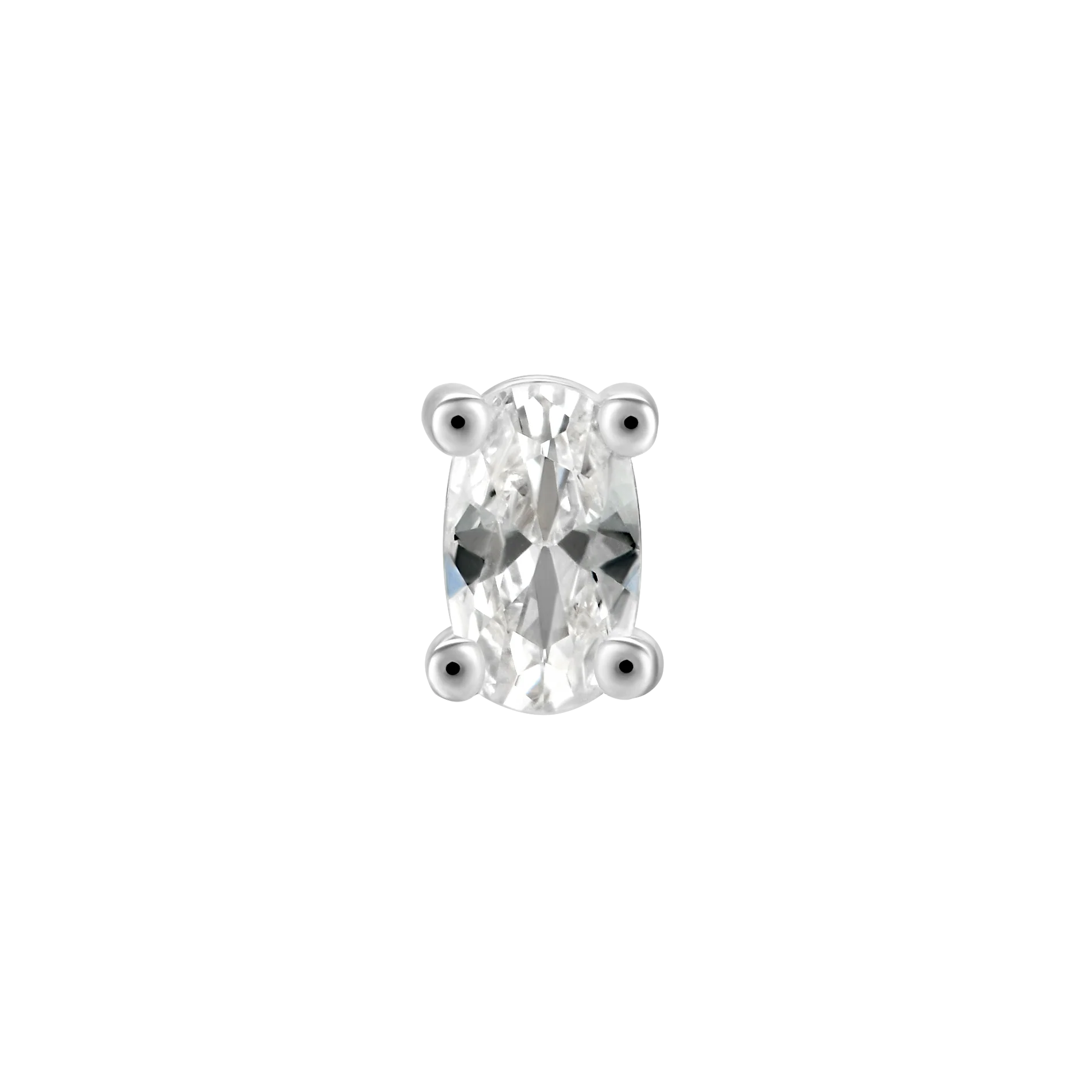 Custom Classic Moissanite Stud Earring - Image 41