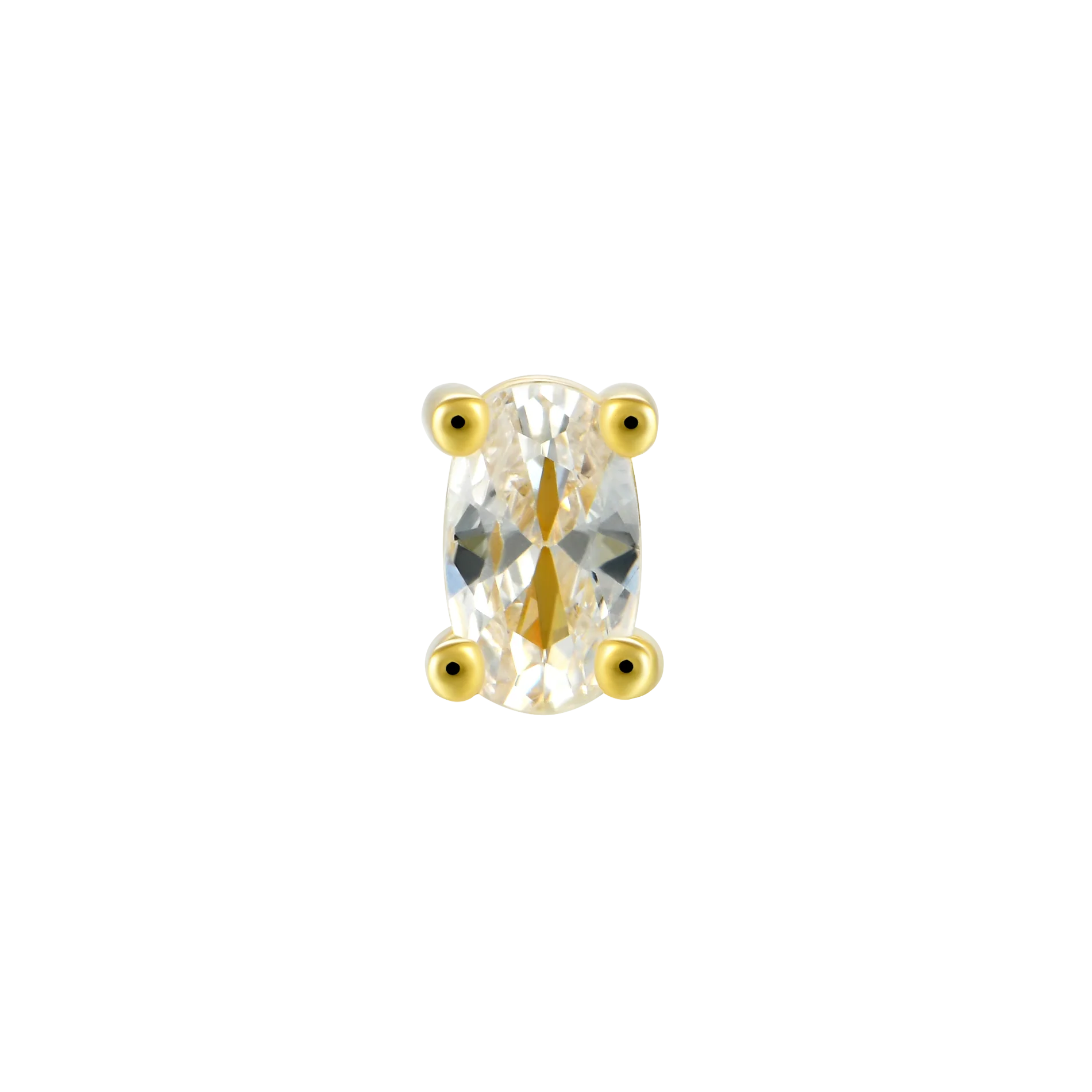 Custom Classic Moissanite Stud Earring - Image 47