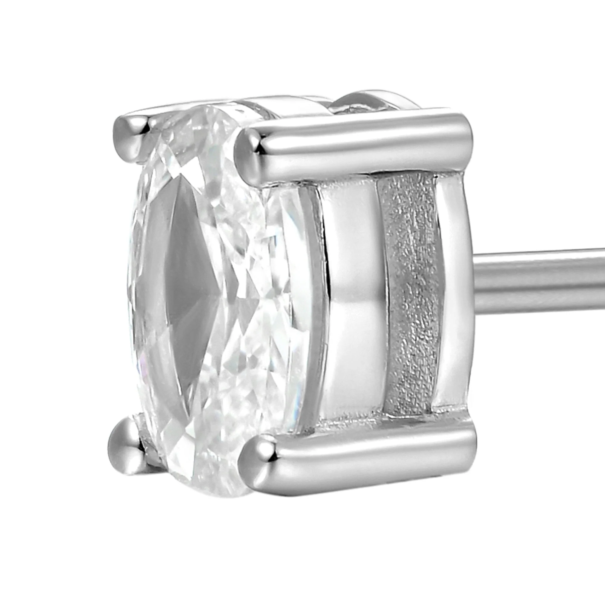 Custom Classic Moissanite Stud Earring - Image 52
