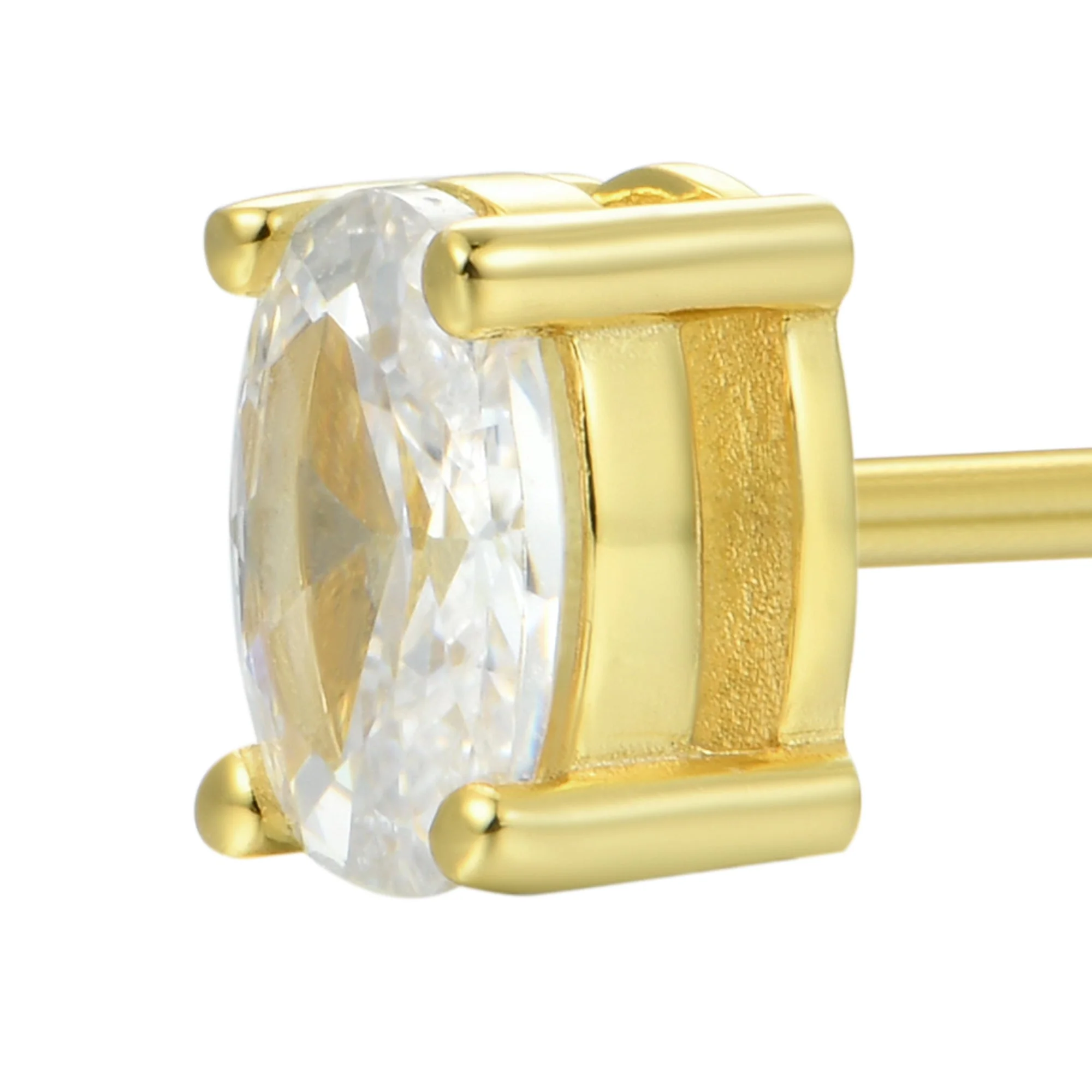 Custom Classic Moissanite Stud Earring - Image 58