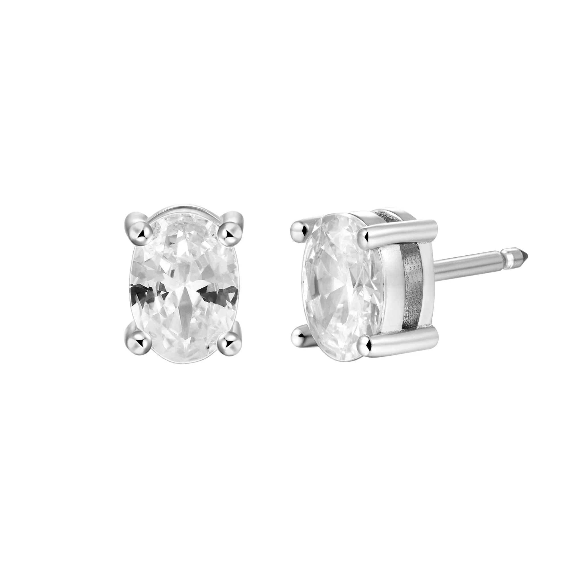 Custom Classic Moissanite Stud Earring - Image 61