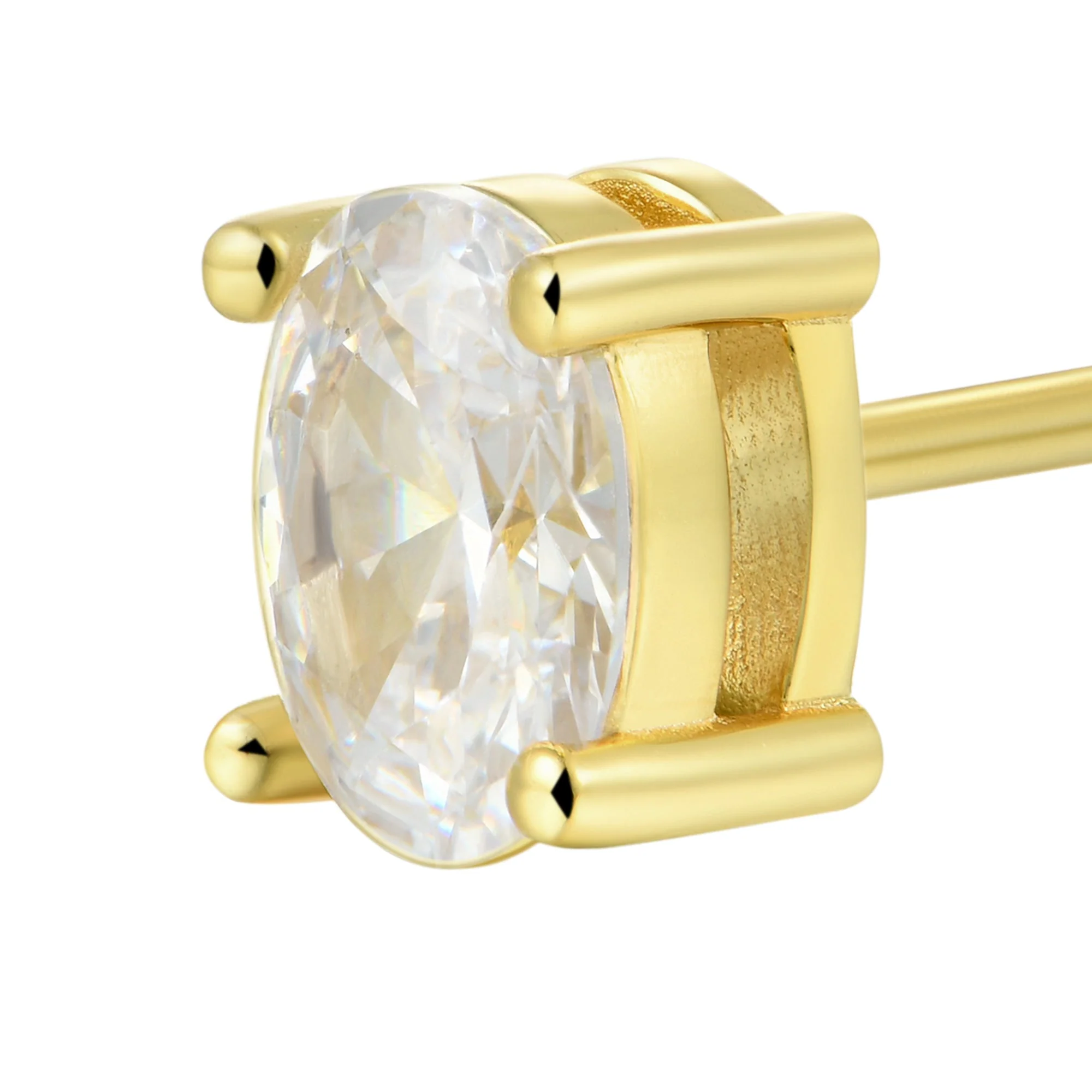 Custom Classic Moissanite Stud Earring - Image 70