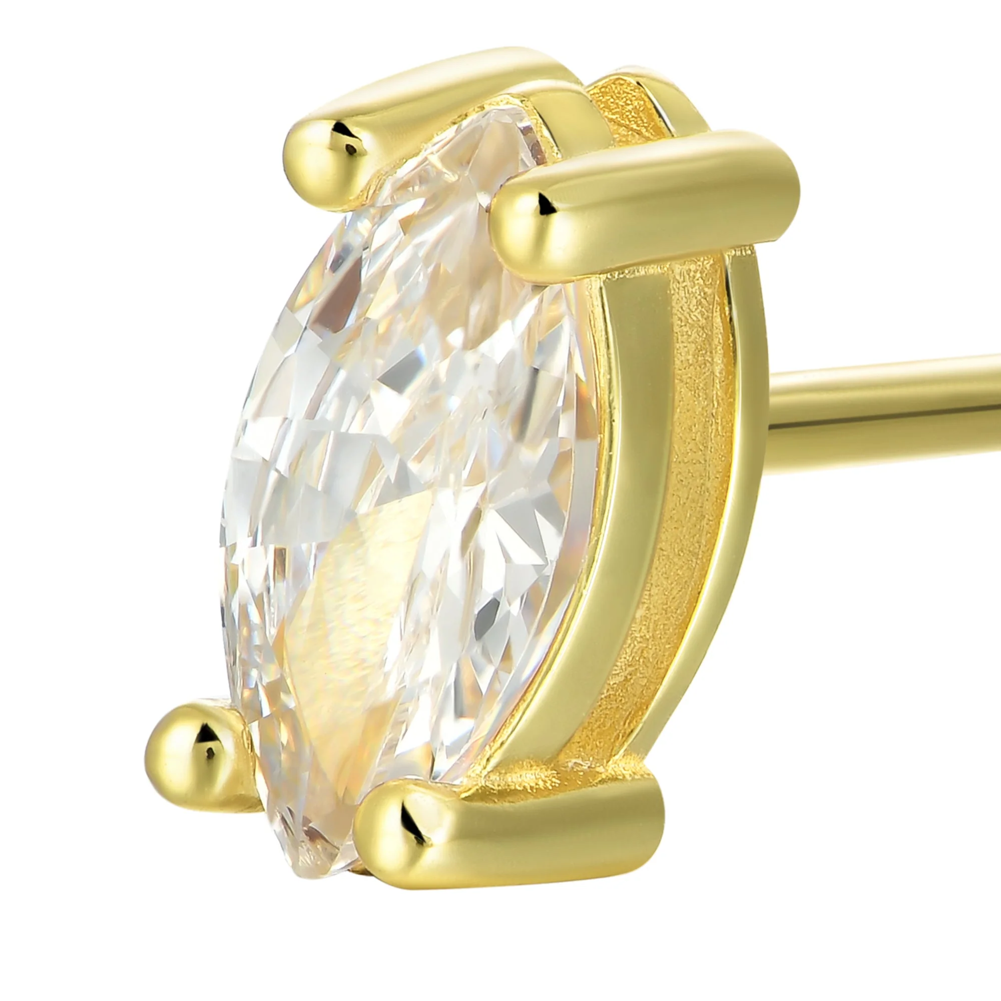 Custom Classic Moissanite Stud Earring - Image 82