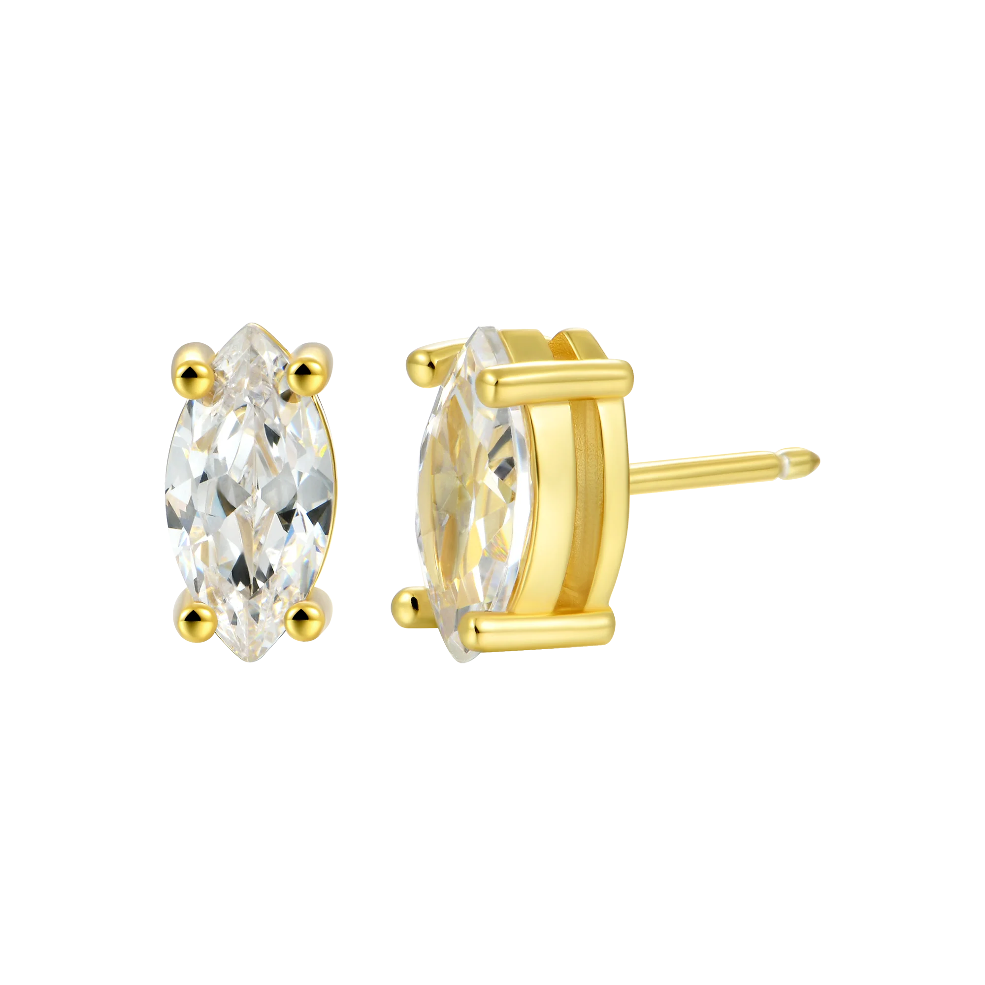 Custom Classic Moissanite Stud Earring - Image 91