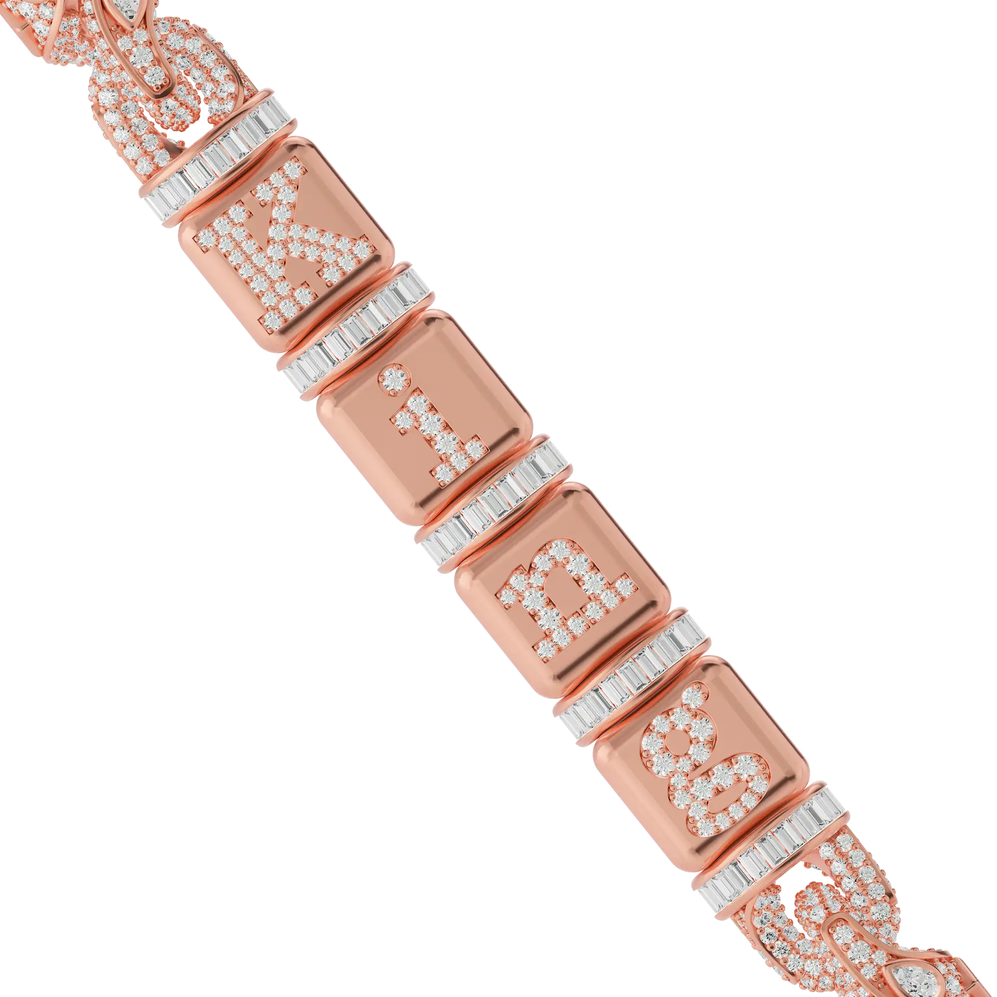 Custom Dice Twisted Rope chain - Image 11