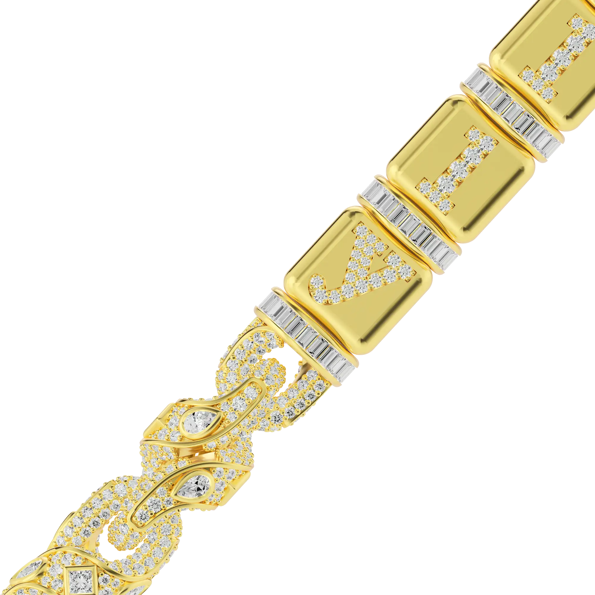 Custom Dice Twisted Rope chain - Image 3