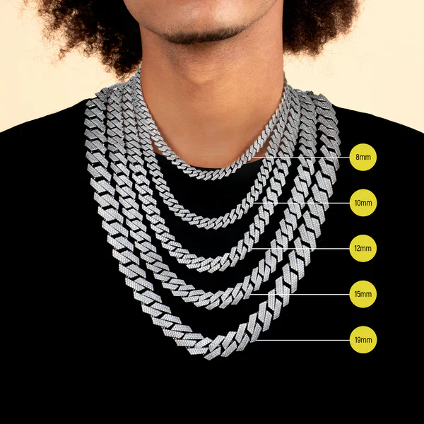 Custom Emerald Cut Prong Cuban Link Name Necklace Chain - Yellow Gold - Image 5