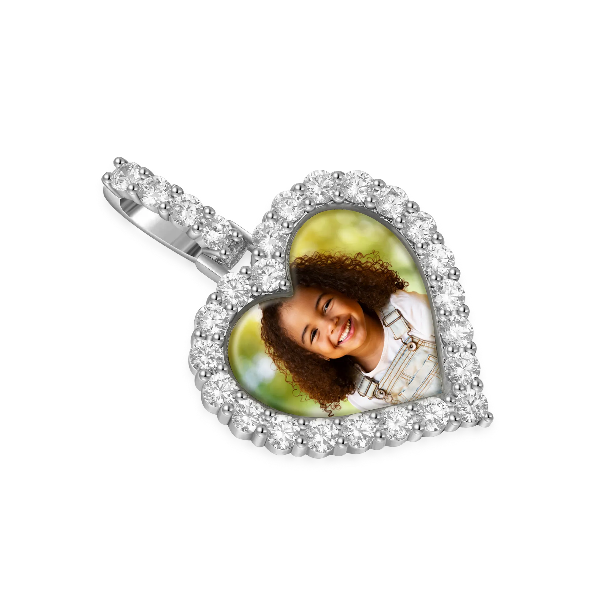Custom Heart Photo Pendant - Image 5