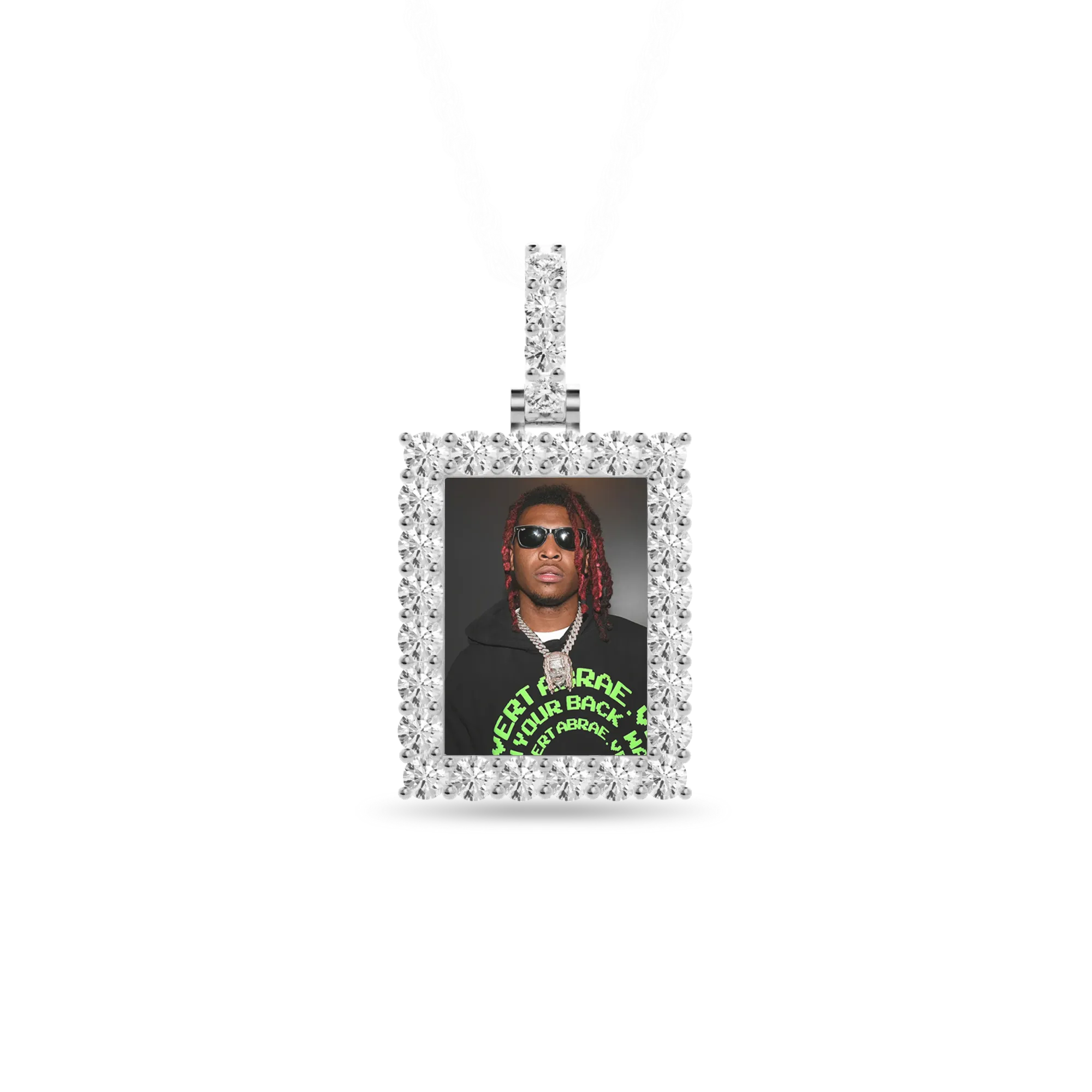 Custom Rectangle Photo Pendant - Image 11