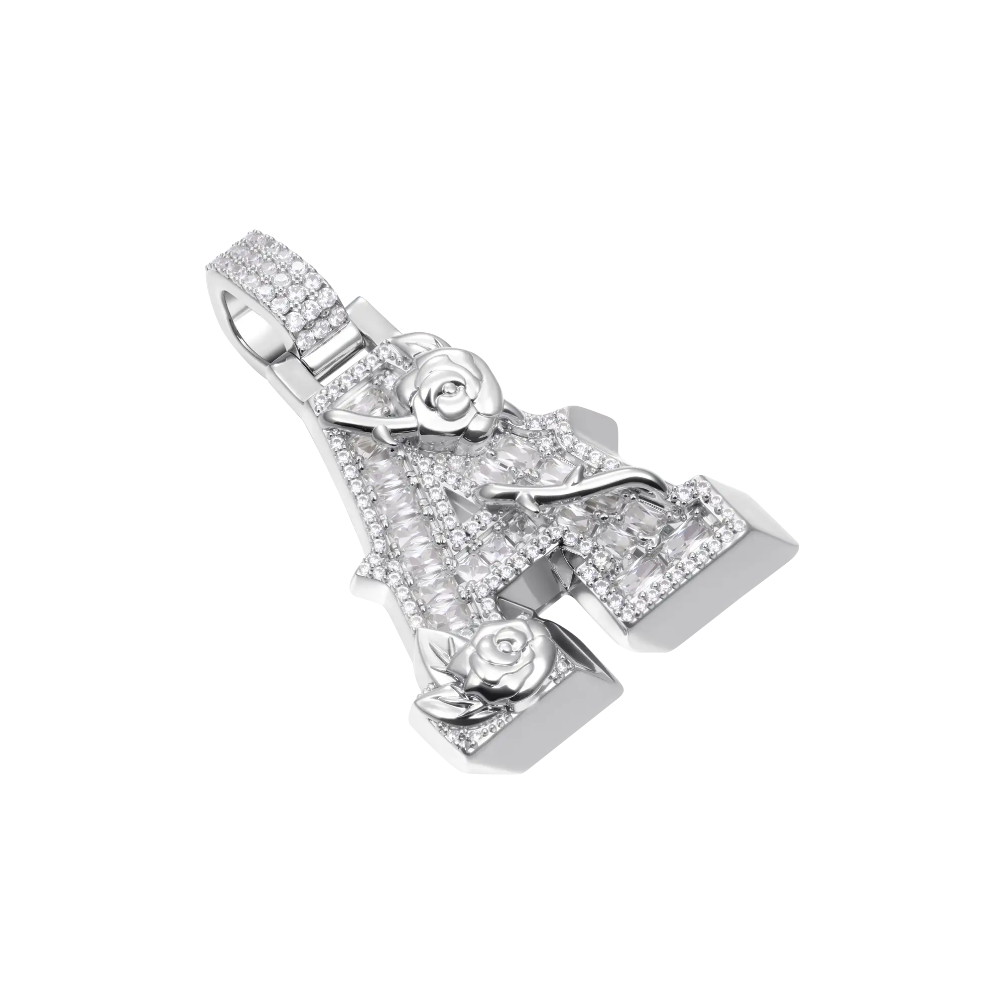 Custom Rose Font Pendant - 30mm - Image 23