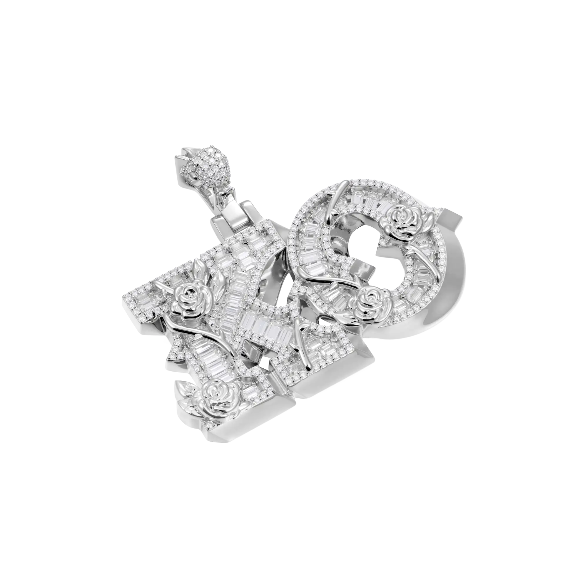 Custom Rose Font Pendant - 30mm - Image 25