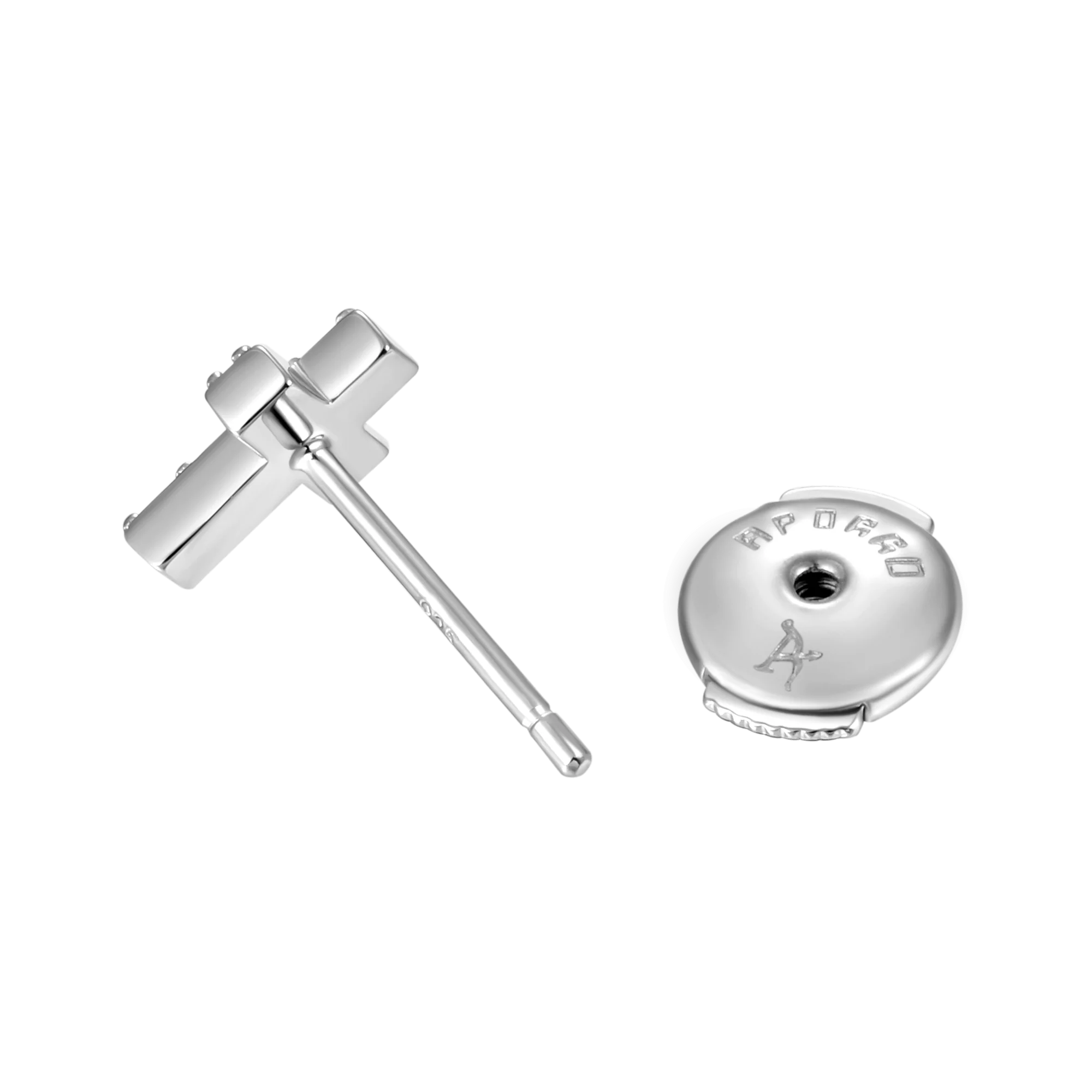 S925 Eternal Cross Stud Earring - Image 5