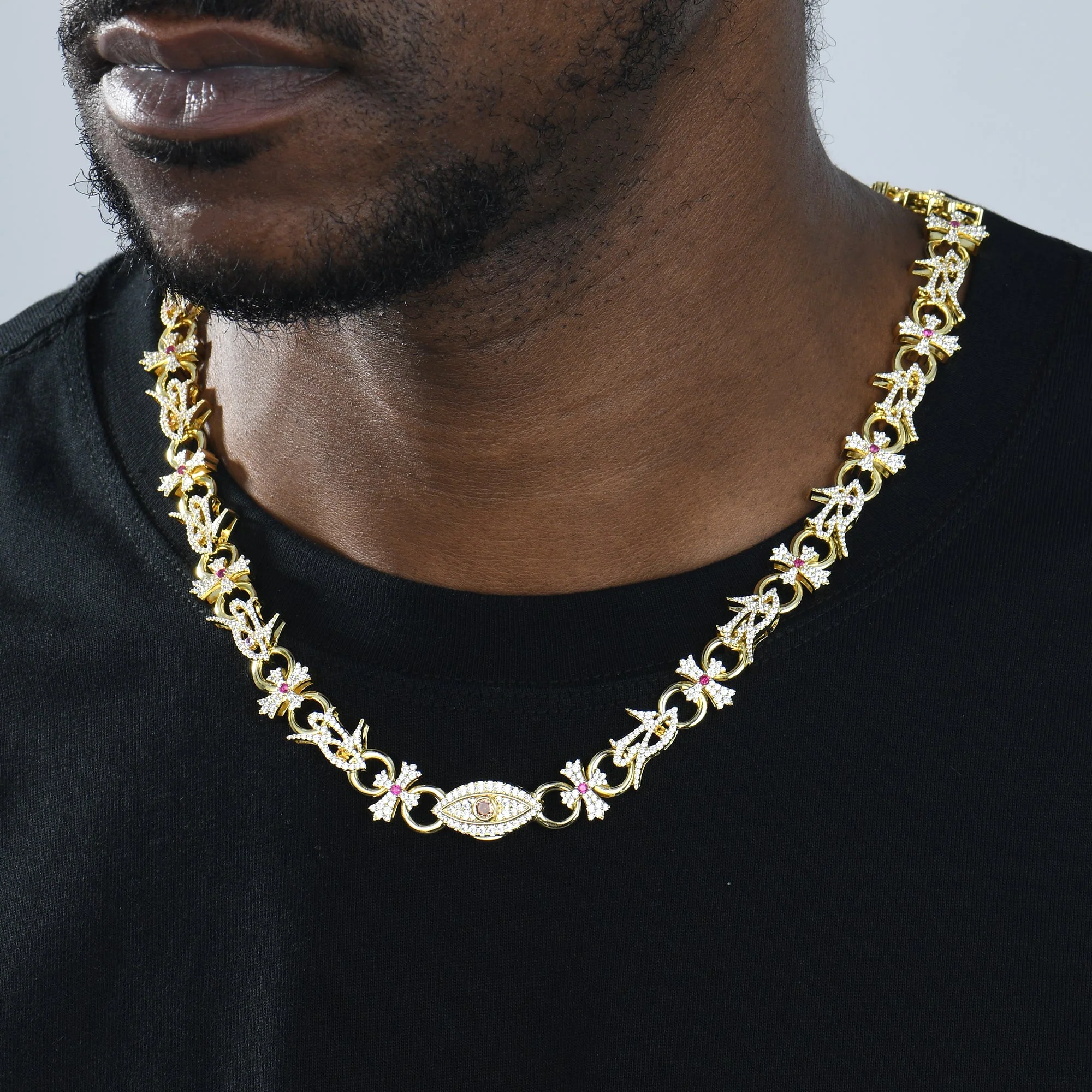Eye of Horus Cross Chain  - 10mm - Image 2