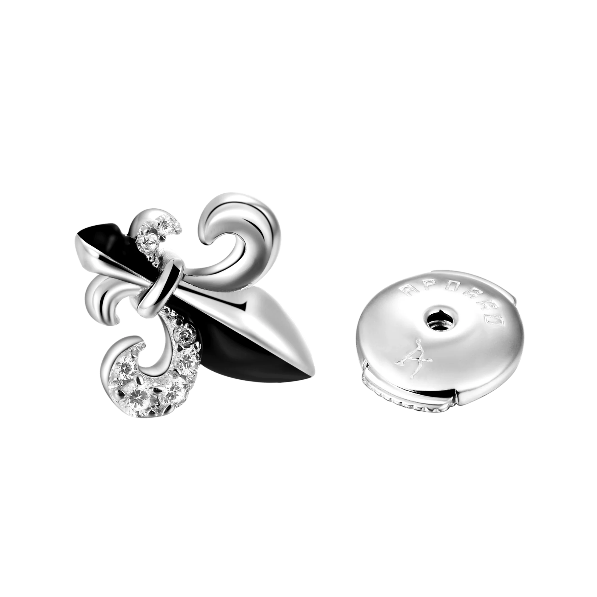 Single Fleur de lis Stud Earring - Image 4