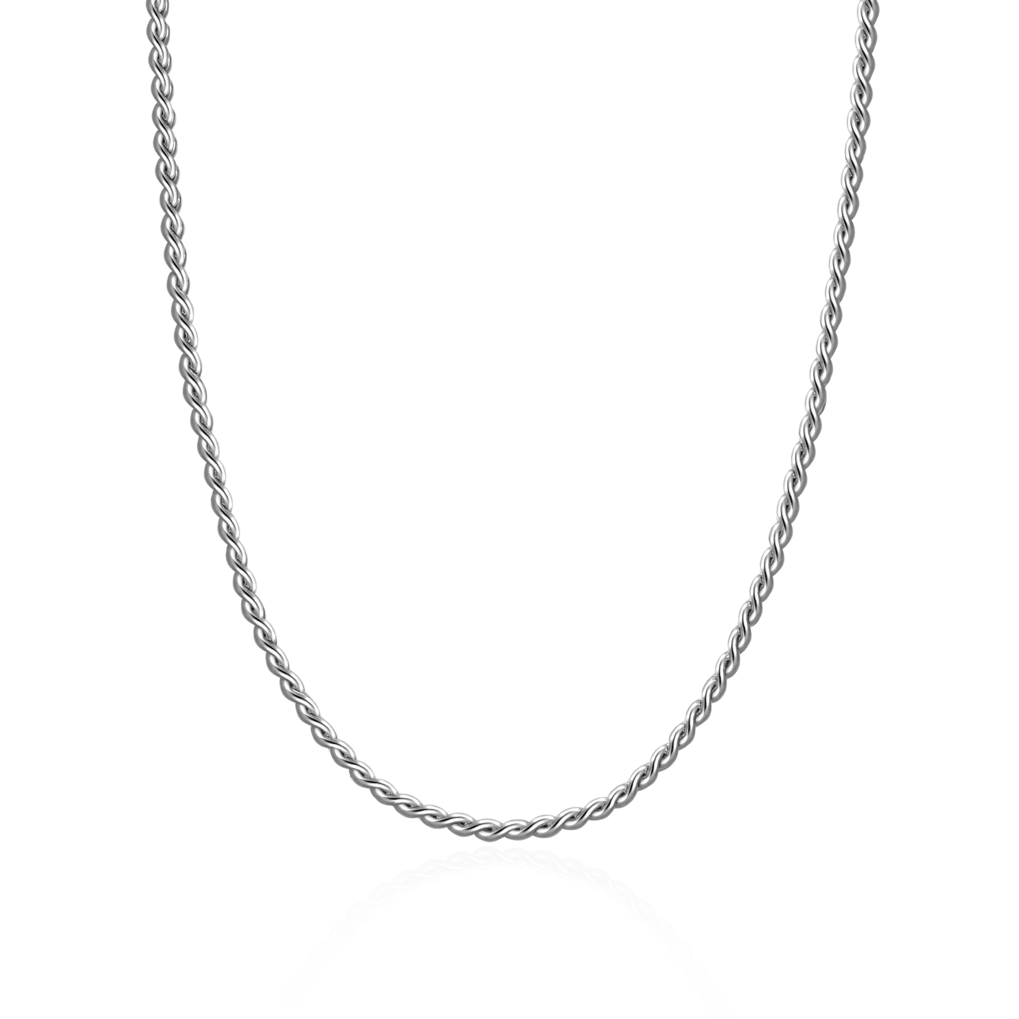 Franco Chain - White Gold