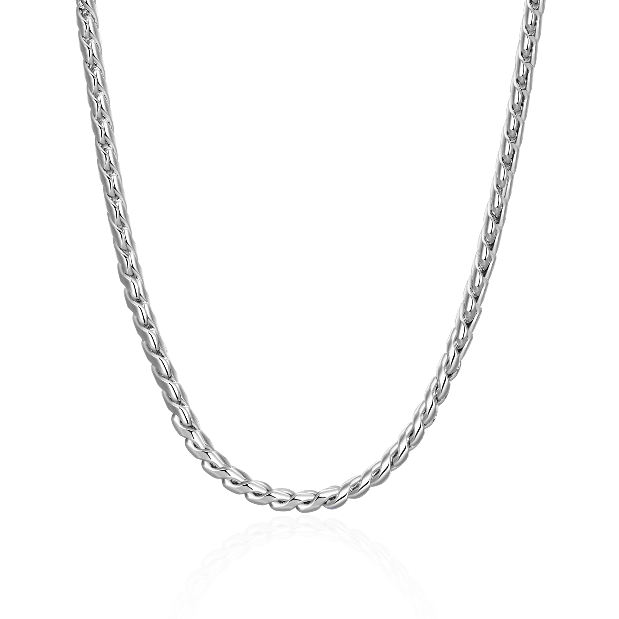 Franco Chain - White Gold - Image 5