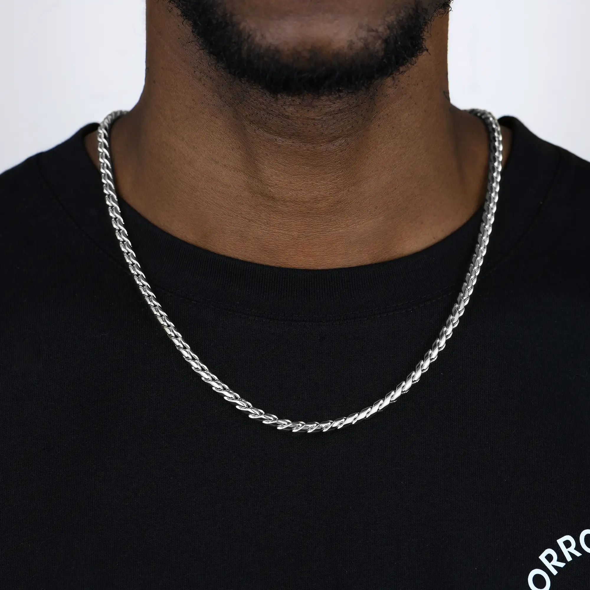 Franco Chain - White Gold - Image 8