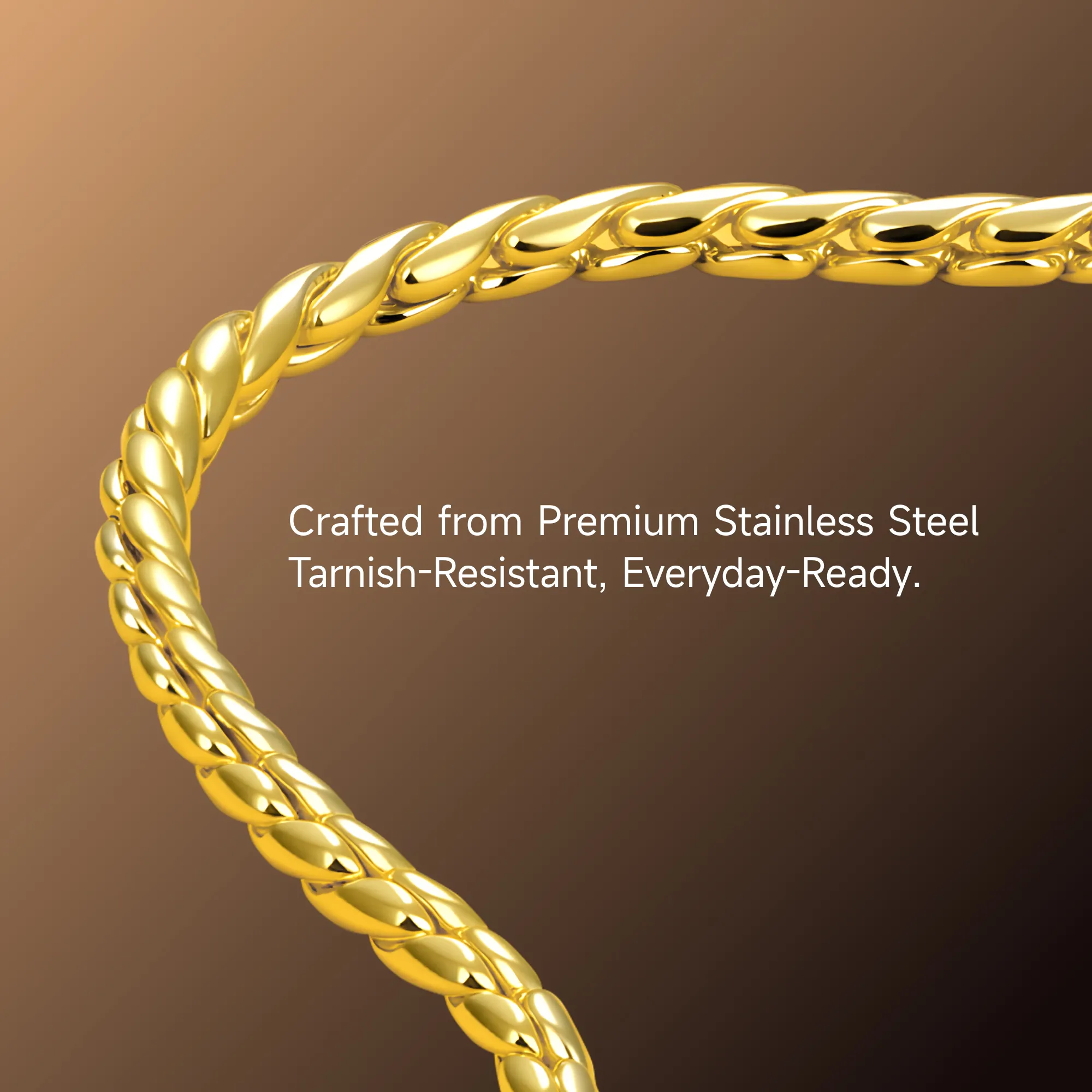 4.5mm Franco Chain - Yellow Gold - Image 3