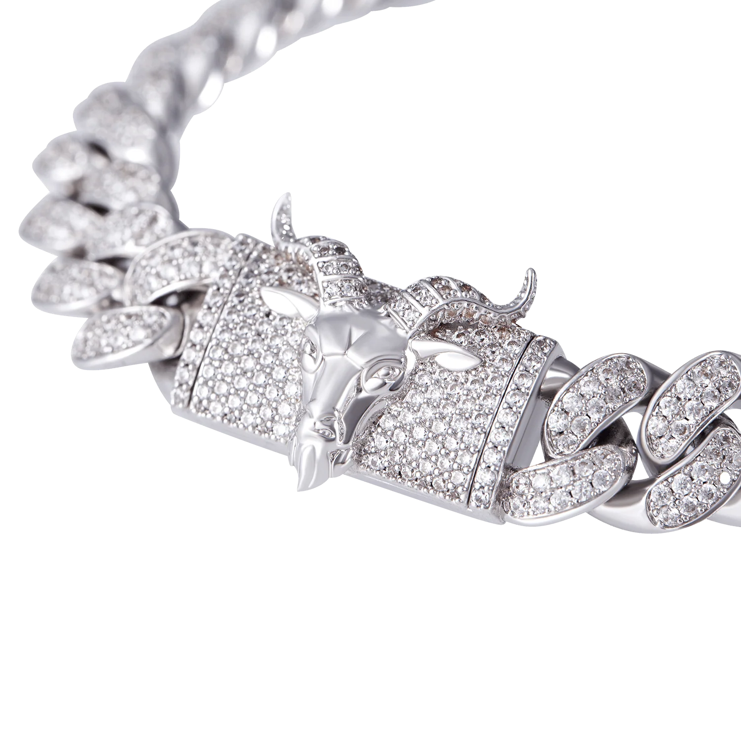 G.O.A.T Cuban Bracelet - 12mm - Image 3