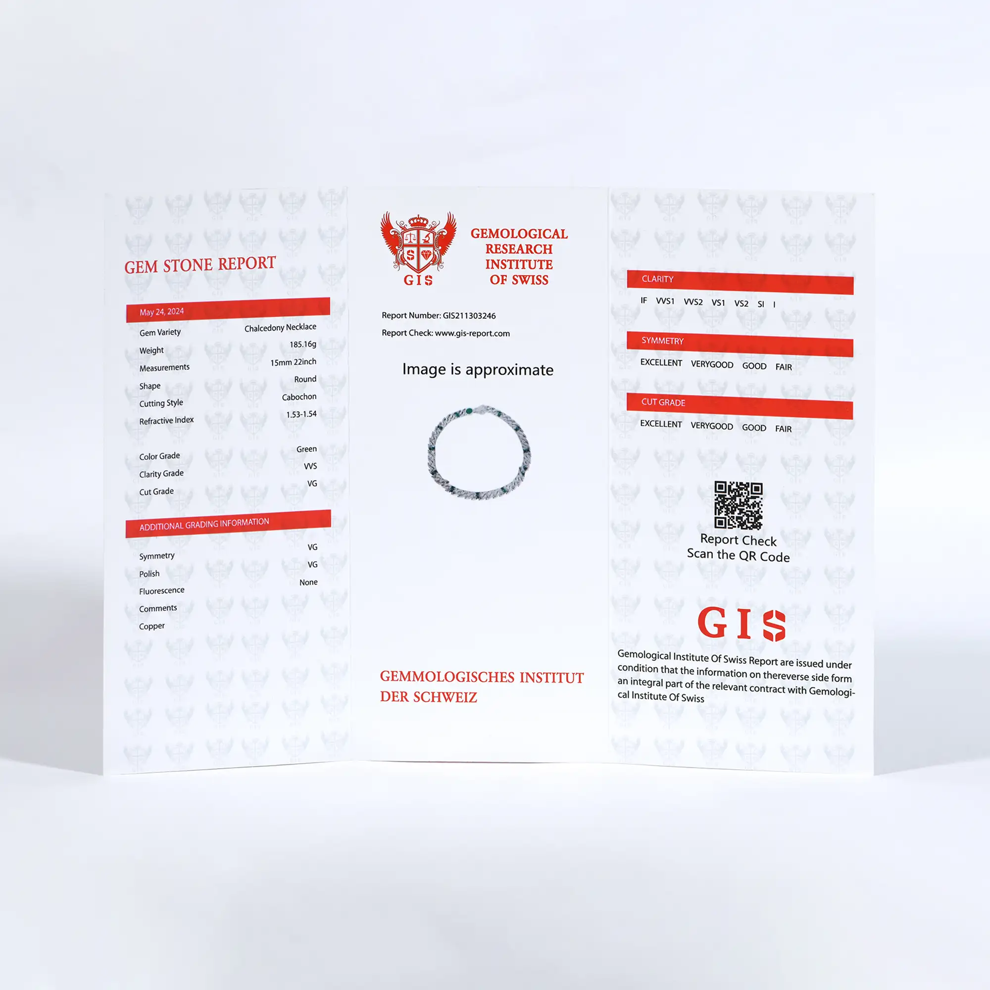 GIS Certificate for WONG Ⅱ Jade - Limited Offer - Image 3