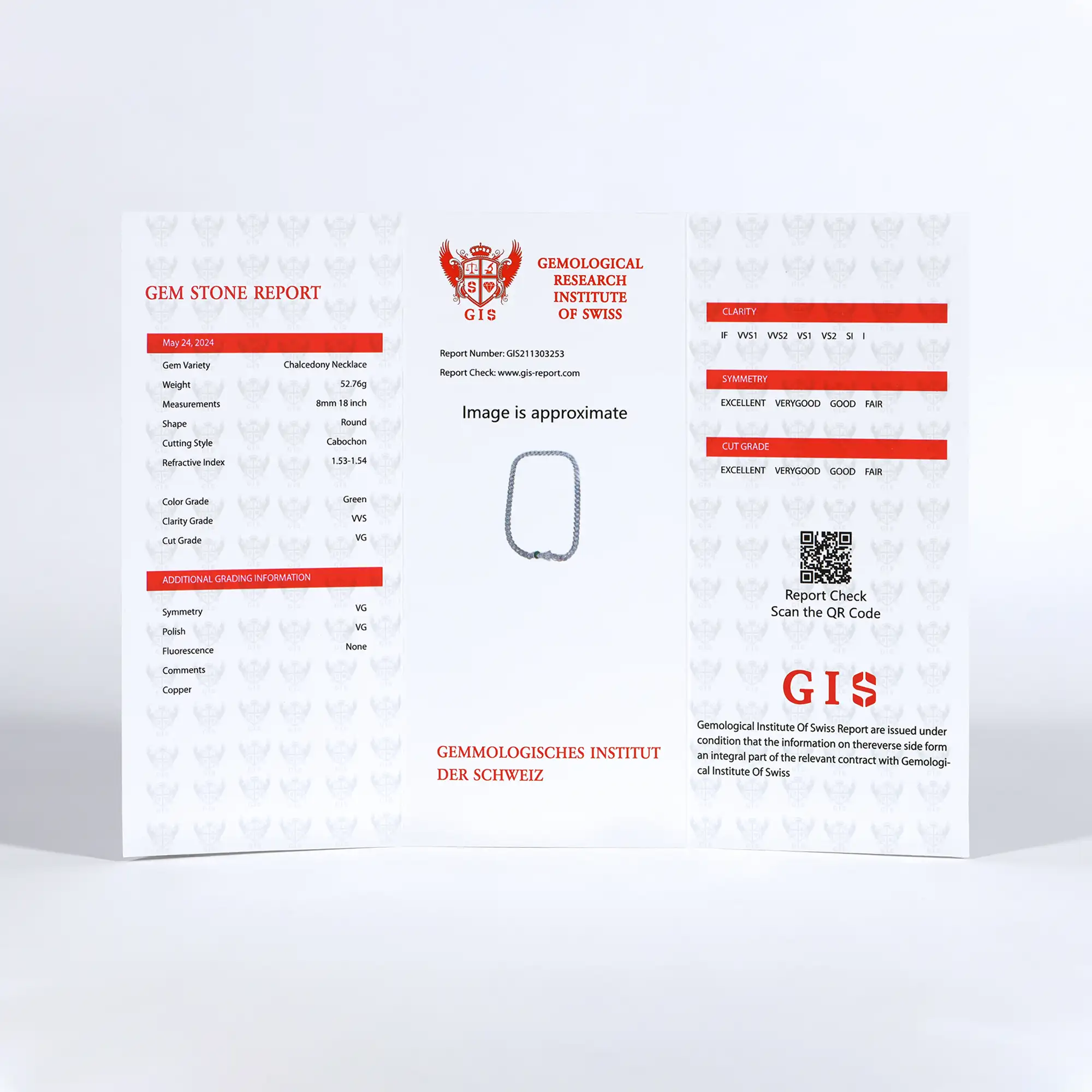 GIS Certificate for WONG Ⅱ Jade - Limited Offer - Image 8