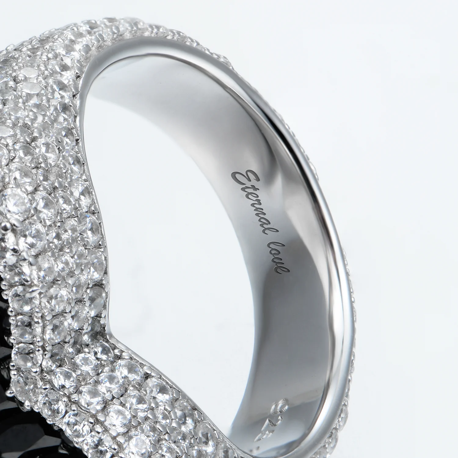 Custom Heart Shaped Baguette Ring - Image 5