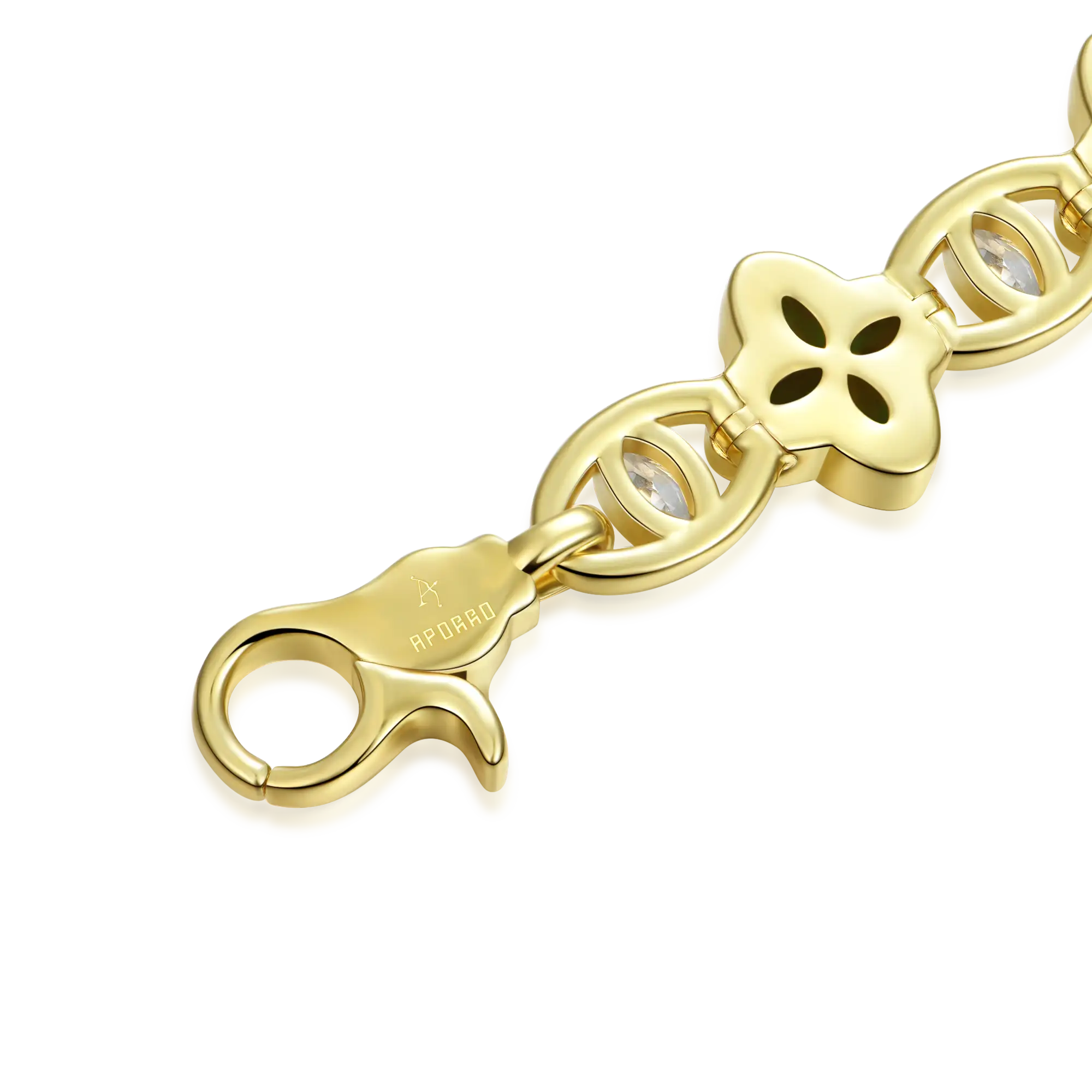 Iced Clover Eyes Blessing Bracelet - Image 4