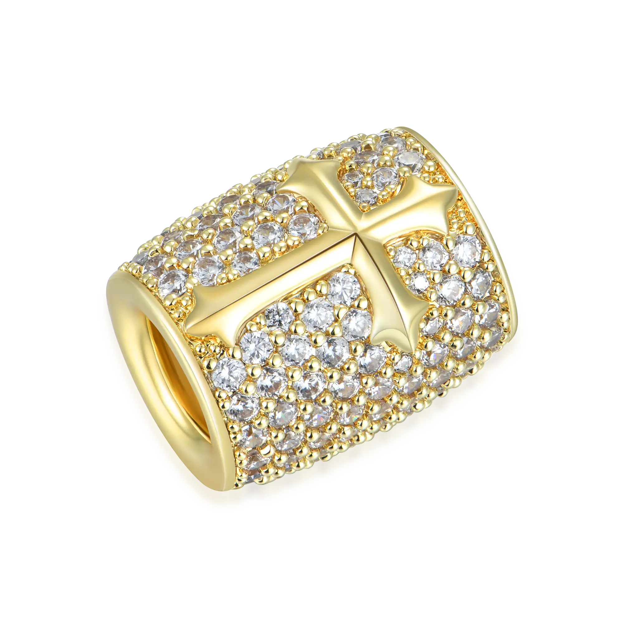 Iced Cross Hair Beads - Image 4