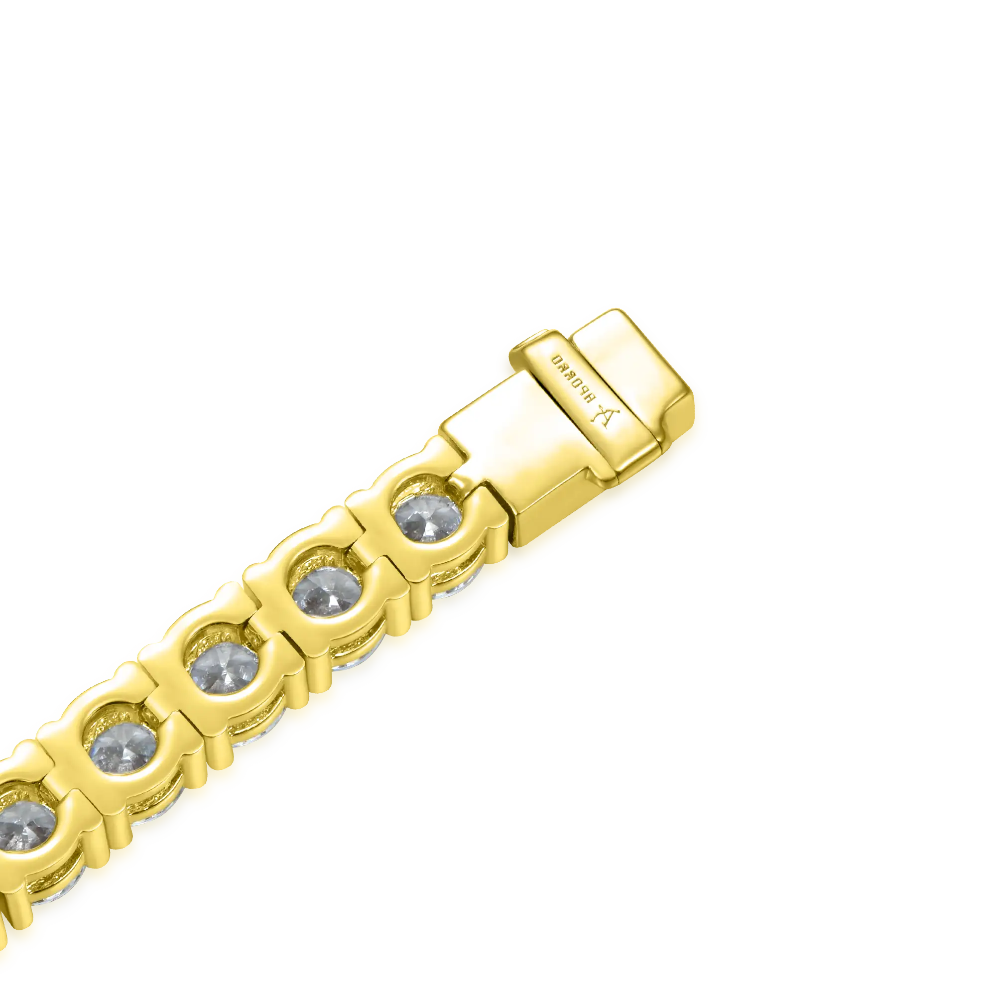 Moissanite Iced Tennis Bracelet - 5mm - Image 12