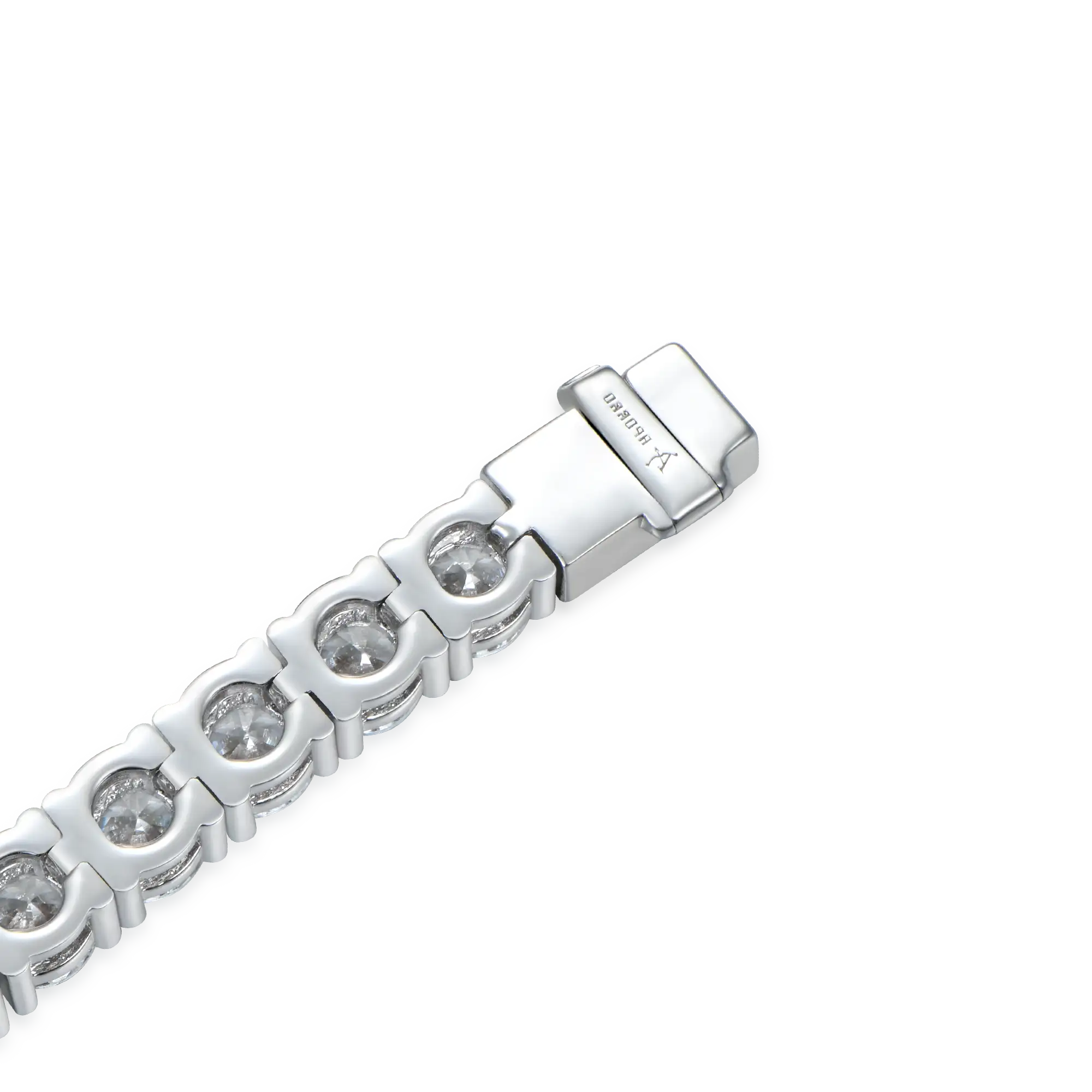 Moissanite Iced Tennis Bracelet - 5mm - Image 6