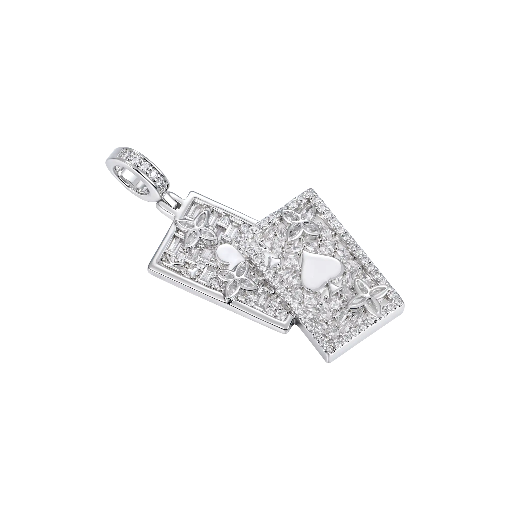 Iced Spade Poker Pendant - Image 4