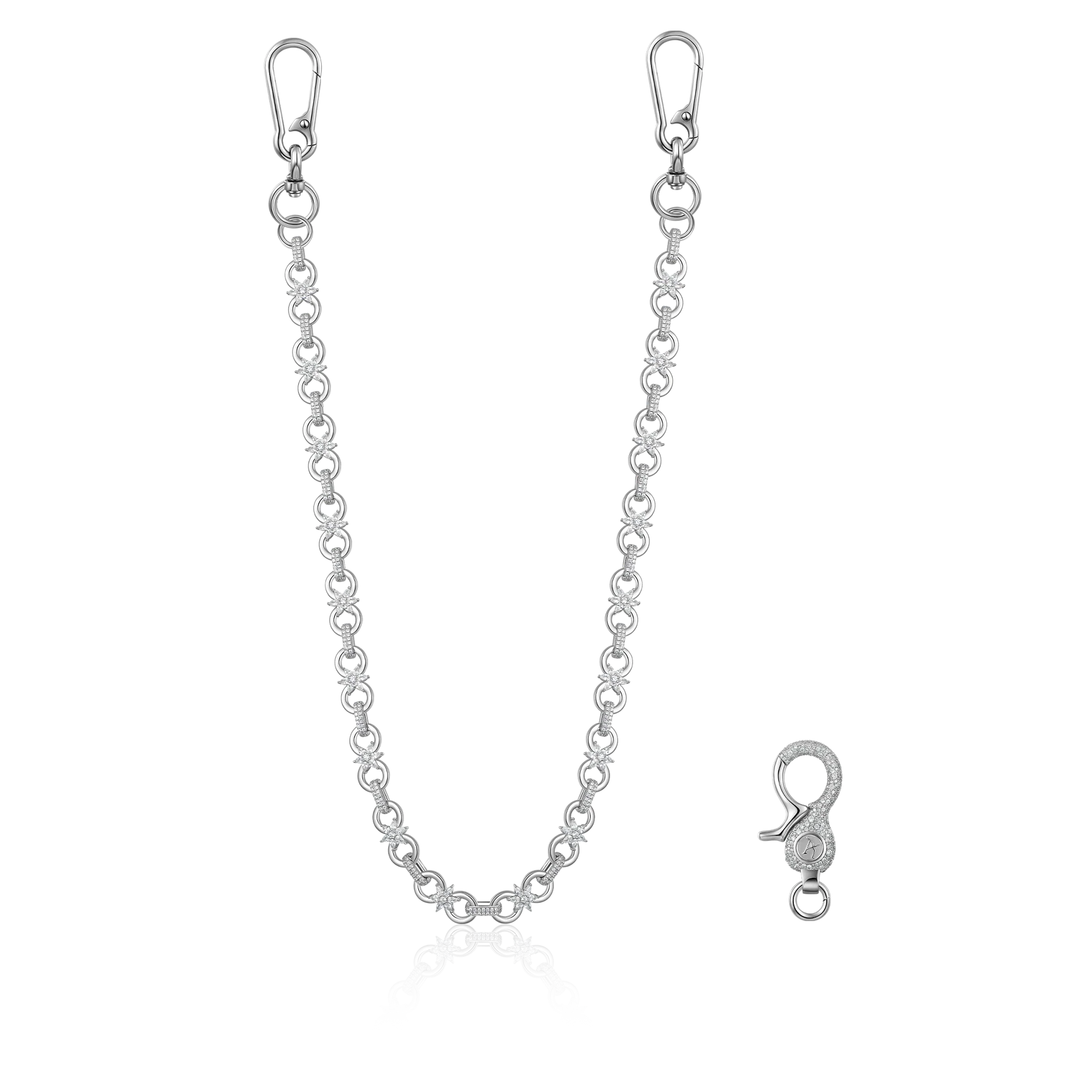 Infinity Bloom Chain & Wallet Chain + Lighter Case Set - Image 11