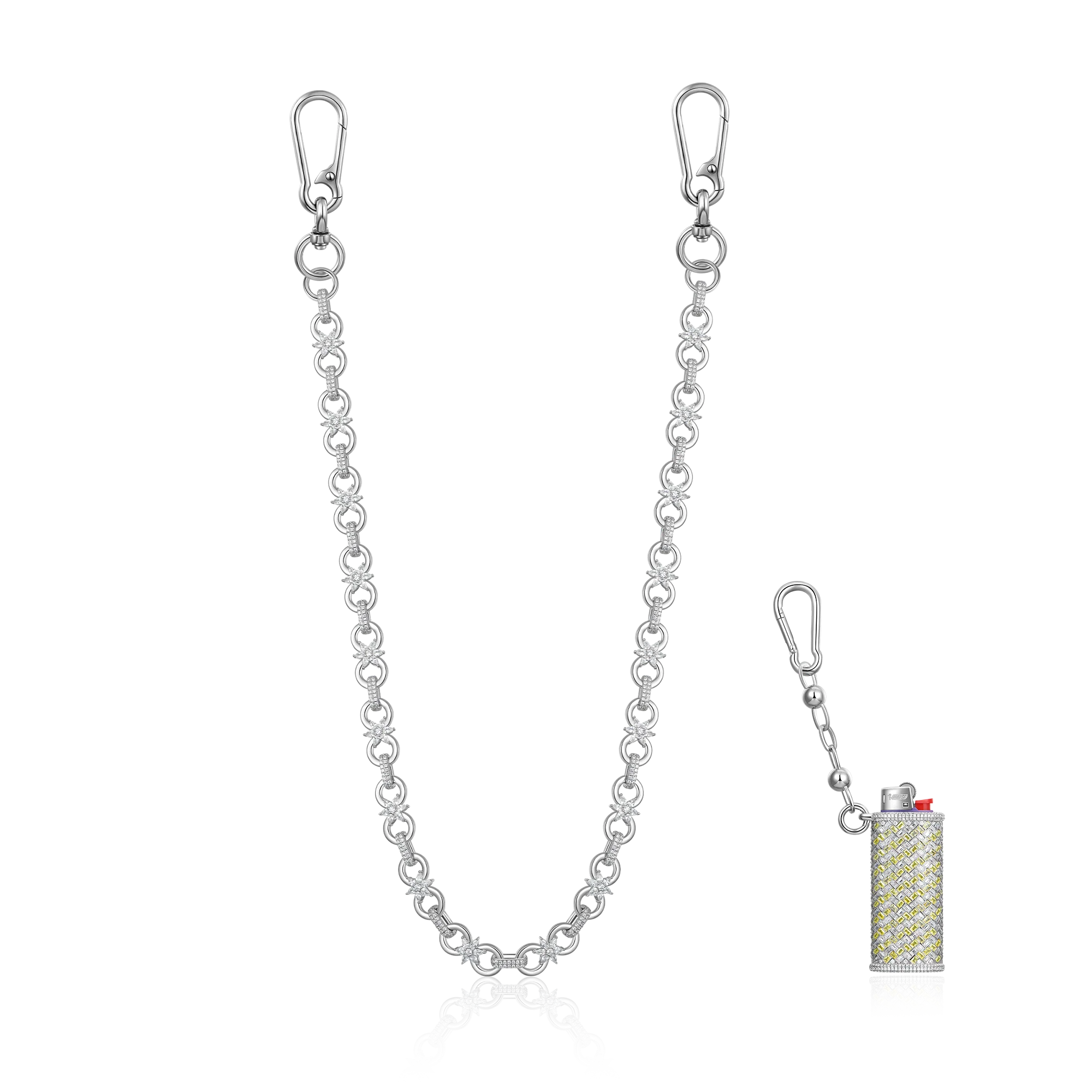 Infinity Bloom Chain & Wallet Chain + Lighter Case Set - Image 12