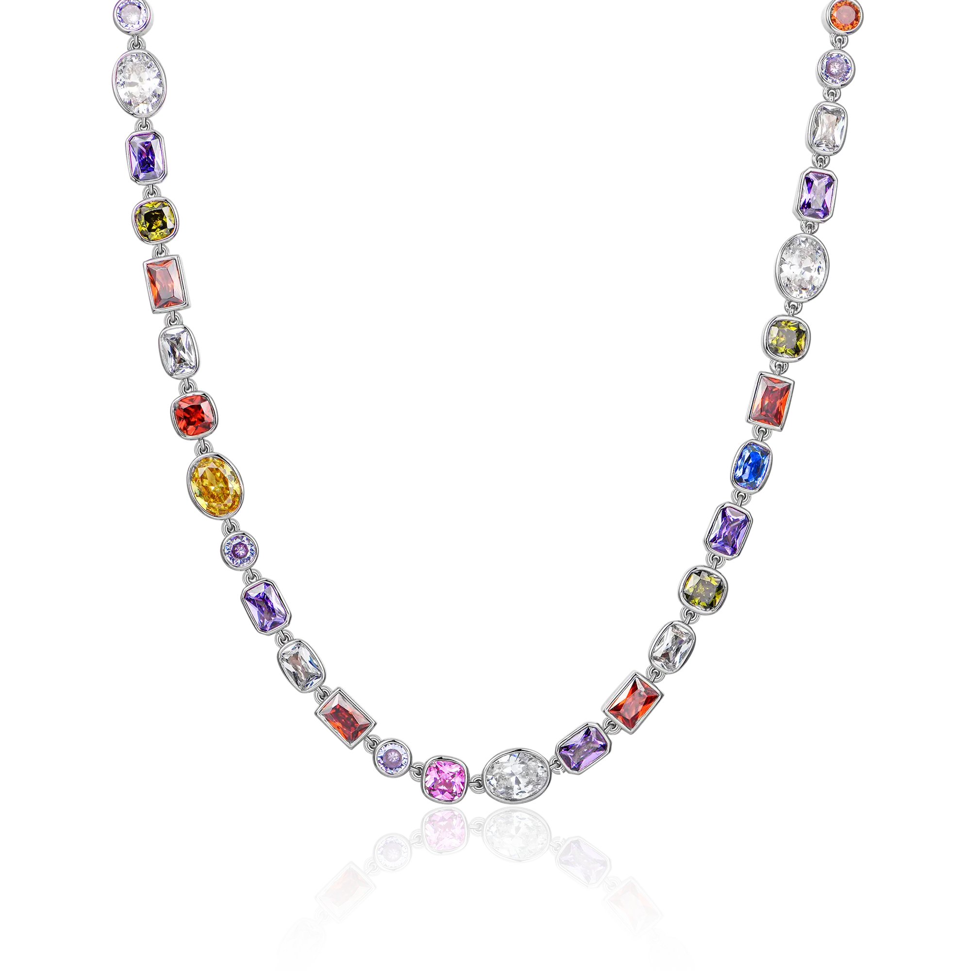Infinity Gem Interlaced Necklace Chain - 6mm - Image 6