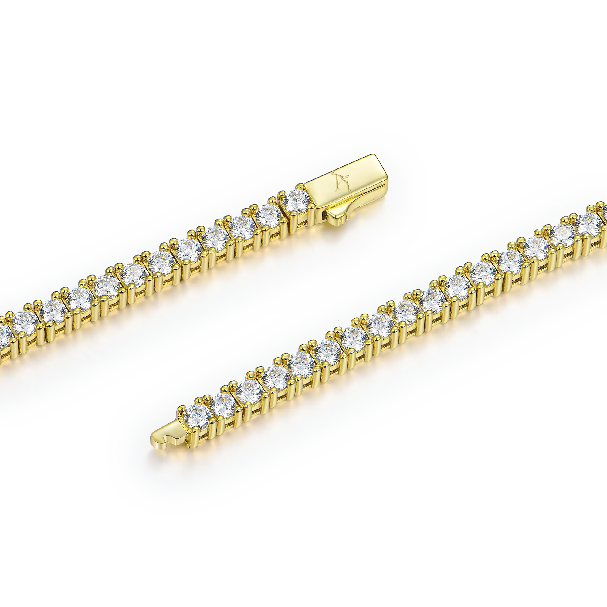 Youth Iced Tennis Chain - 3mm - Image 10