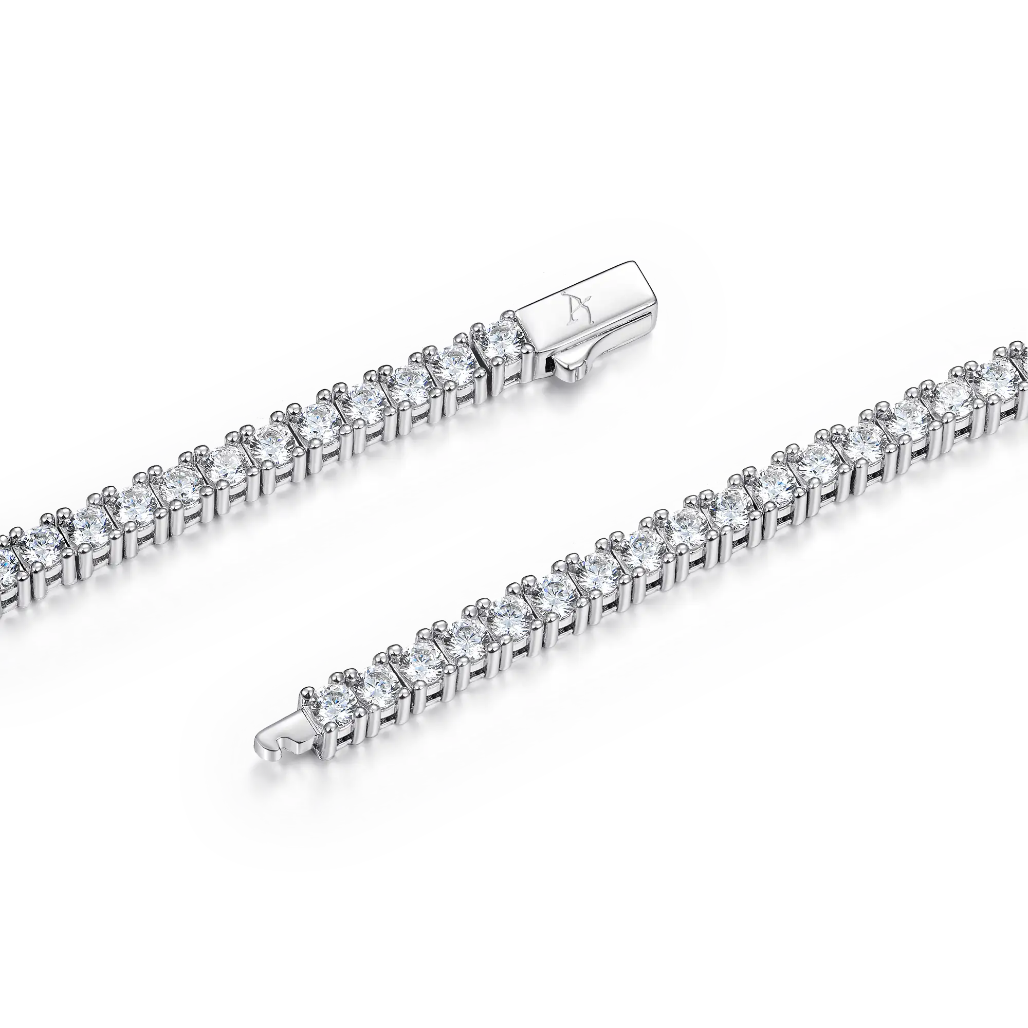 Youth Iced Tennis Chain - 3mm - Image 5
