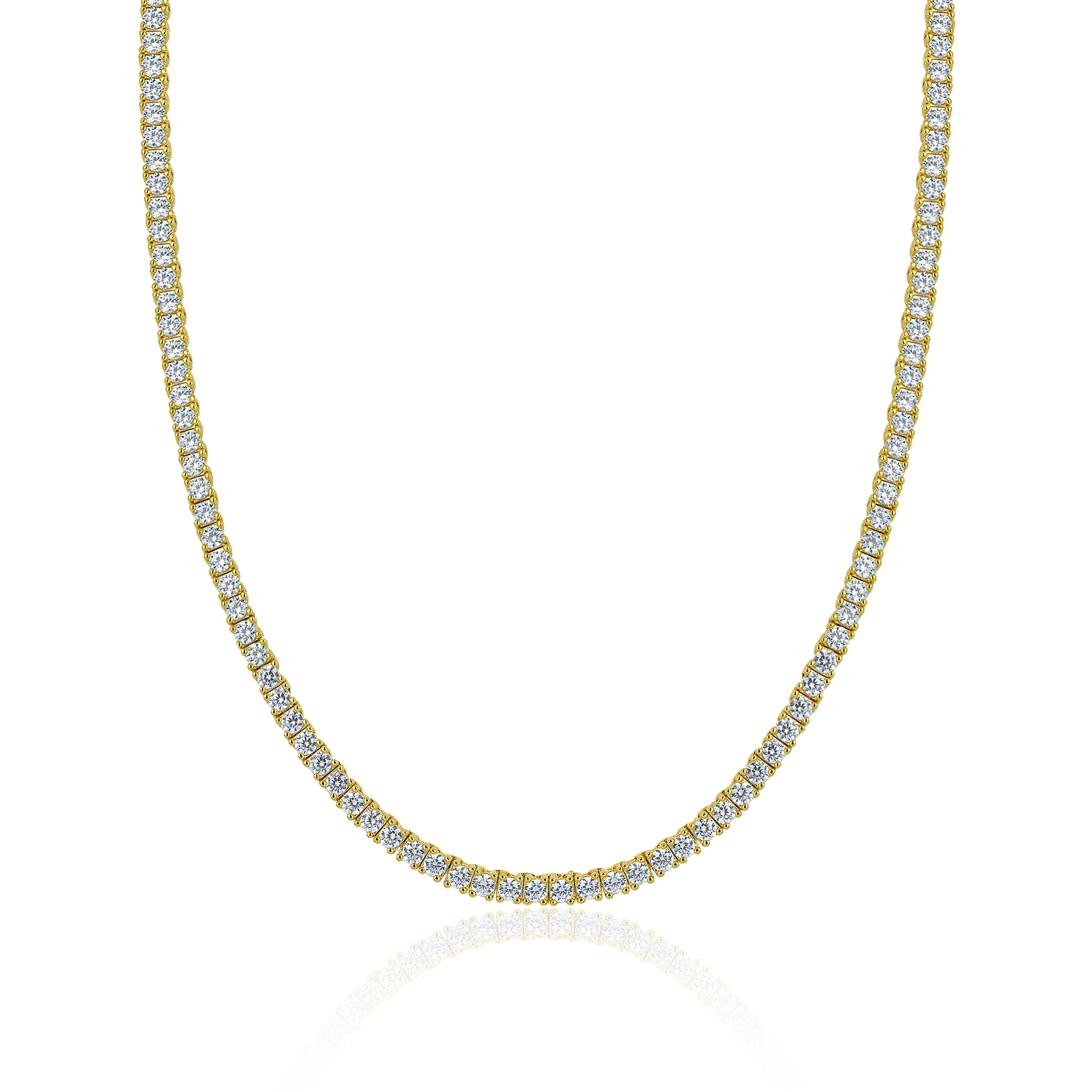 Youth Iced Tennis Chain - 3mm - Image 6